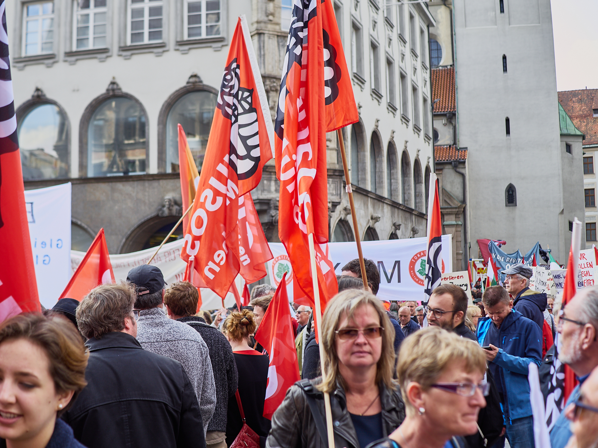 01.05.2019 - Maikundgebung auf dem Münchner Marienplatz