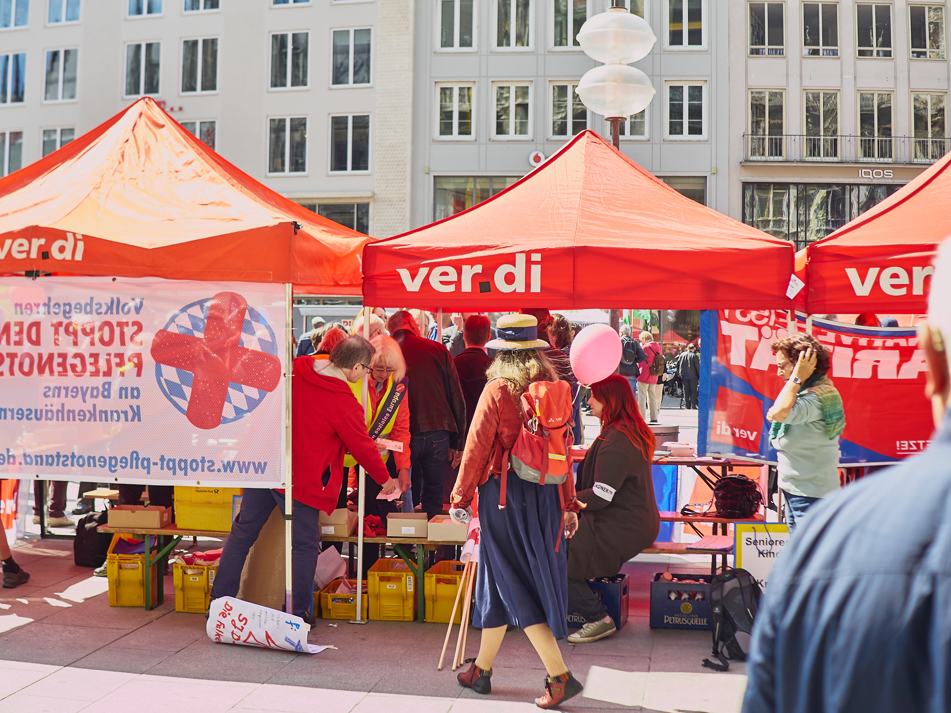 01.05.2019 - Maikundgebung auf dem Münchner Marienplatz