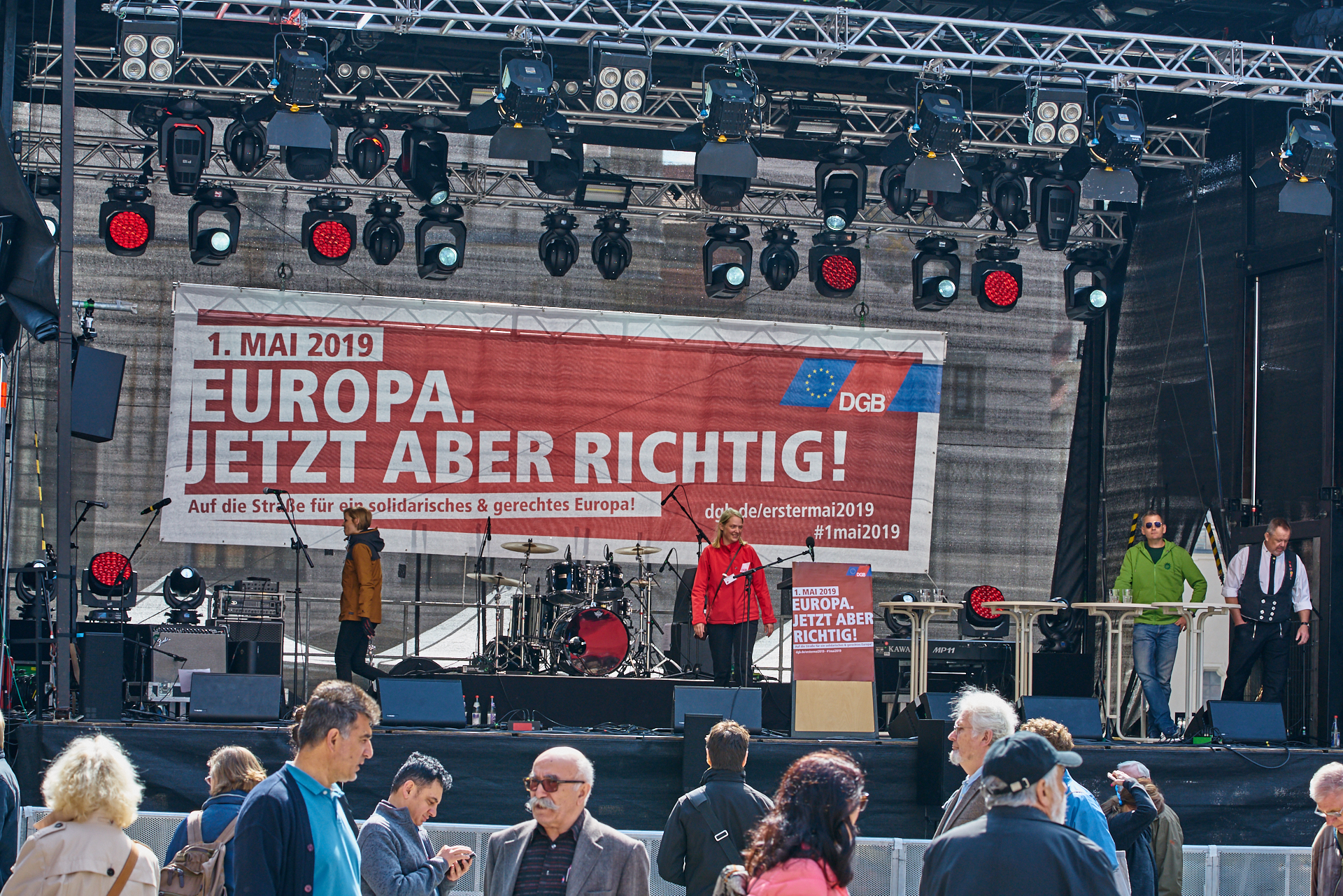 01.05.2019 - Maikundgebung auf dem Münchner Marienplatz