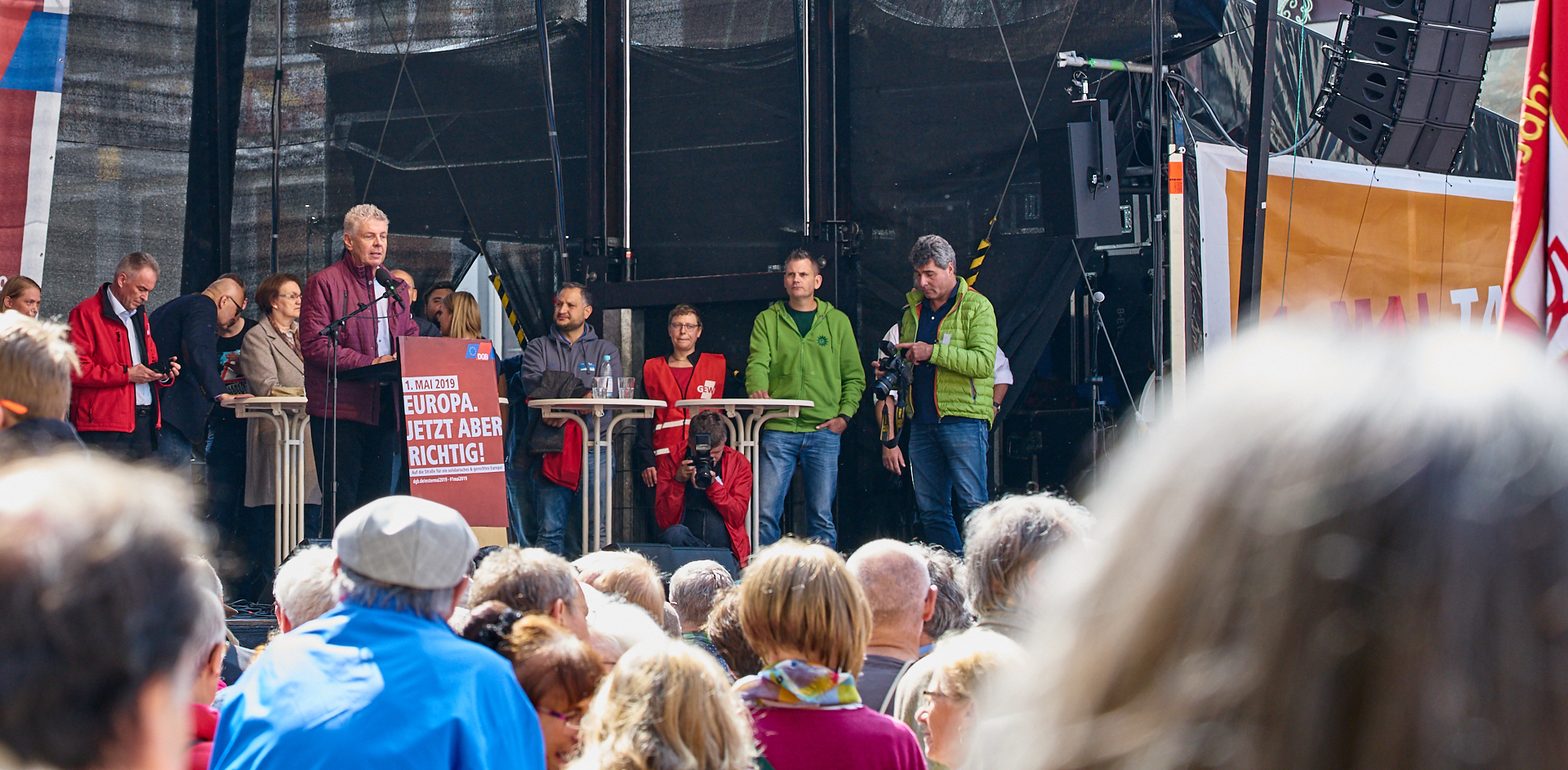 01.05.2019 - Maikundgebung auf dem Münchner Marienplatz