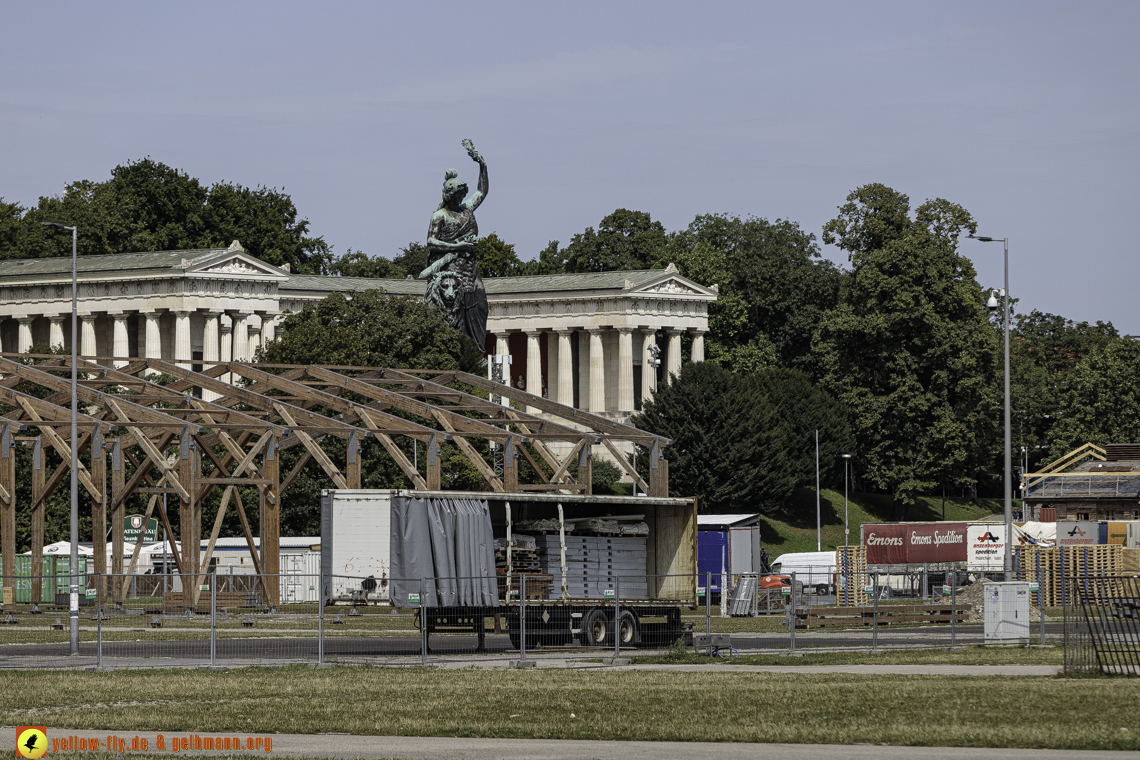 01.08.2024 - Oktoberfestaufbau 2024