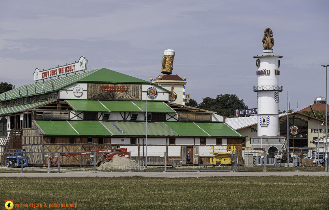 01.08.2024 - Oktoberfestaufbau 2024