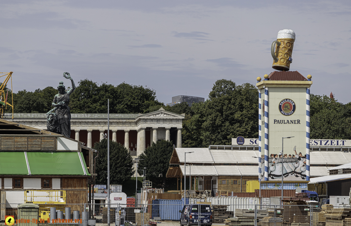 01.08.2024 - Oktoberfestaufbau 2024