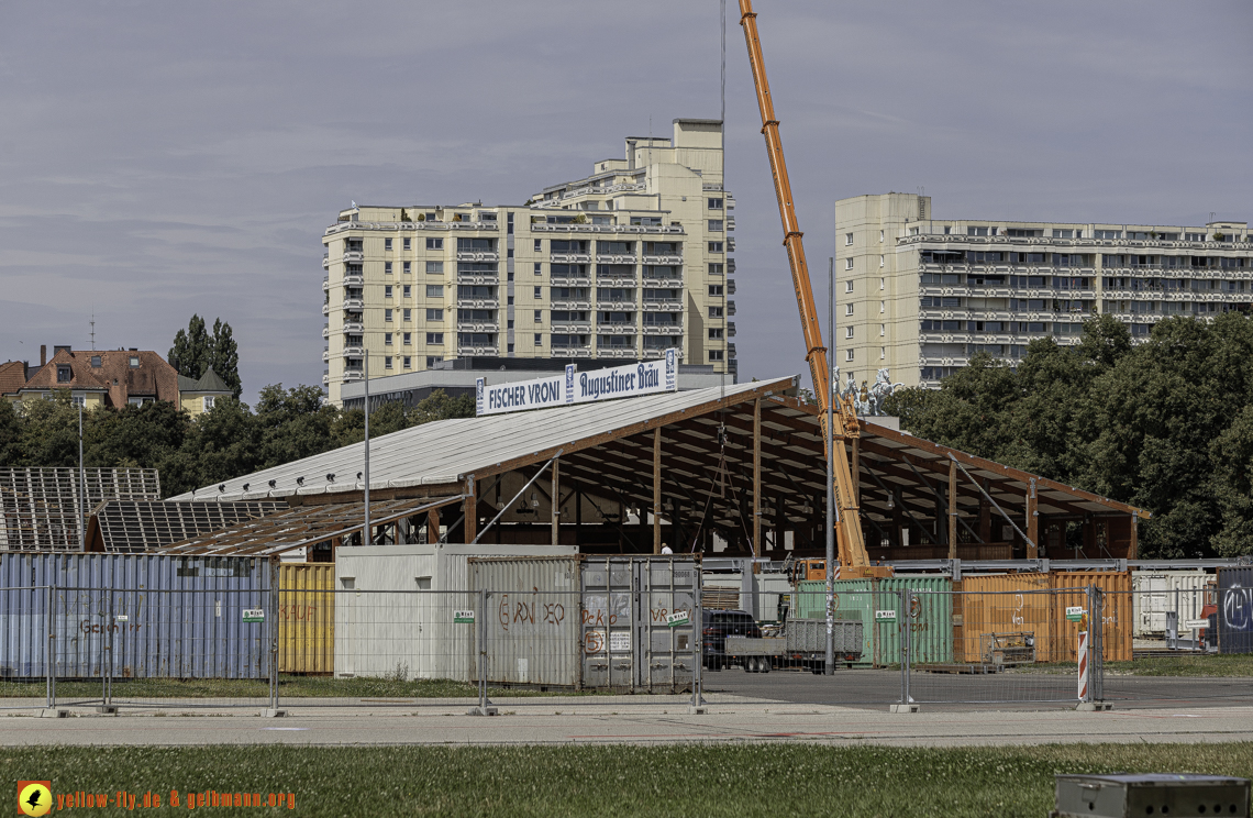 01.08.2024 - Oktoberfestaufbau 2024