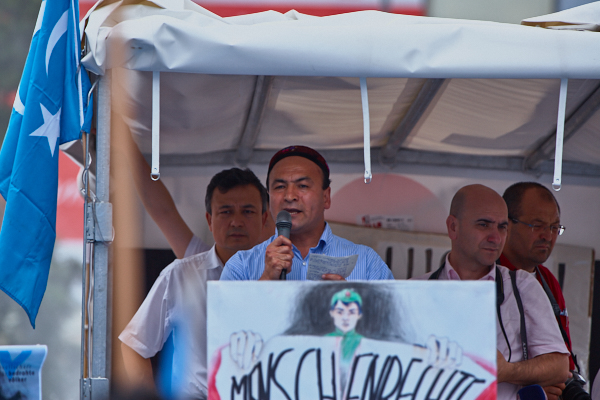 17.07.2009 - Uighuren-Demo auf dem Marienplatz München