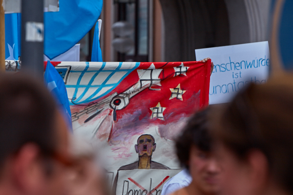 17.07.2009 - Uighuren-Demo auf dem Marienplatz München