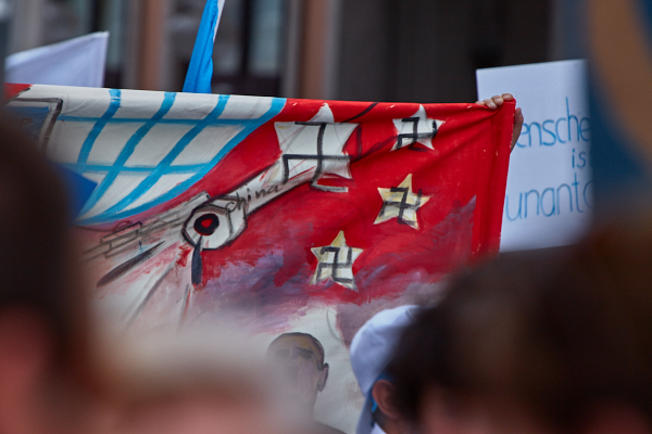 17.07.2009 - Uighuren-Demo auf dem Marienplatz München