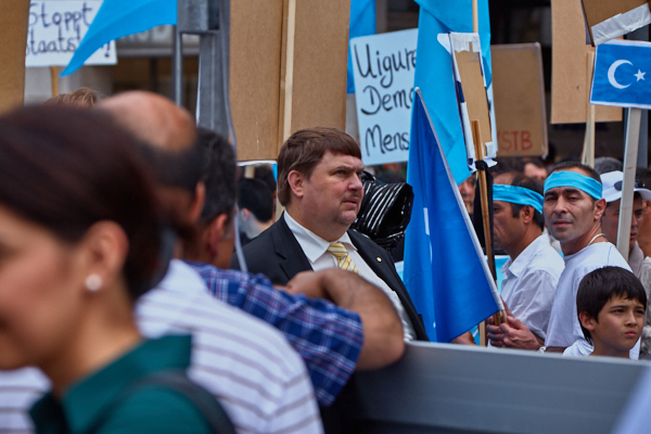 17.07.2009 - Uighuren-Demo auf dem Marienplatz München