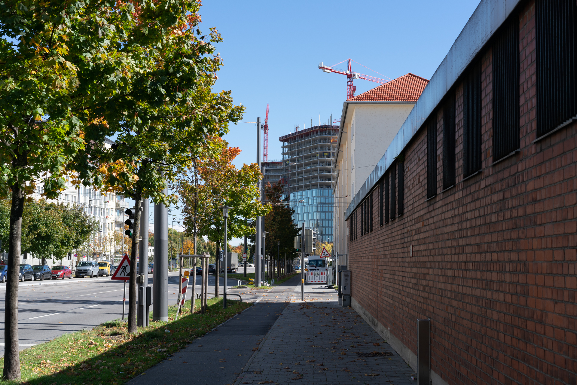 Stadtportal München Ost - Bogenhausener Tor, Vogelweideplatz, München.