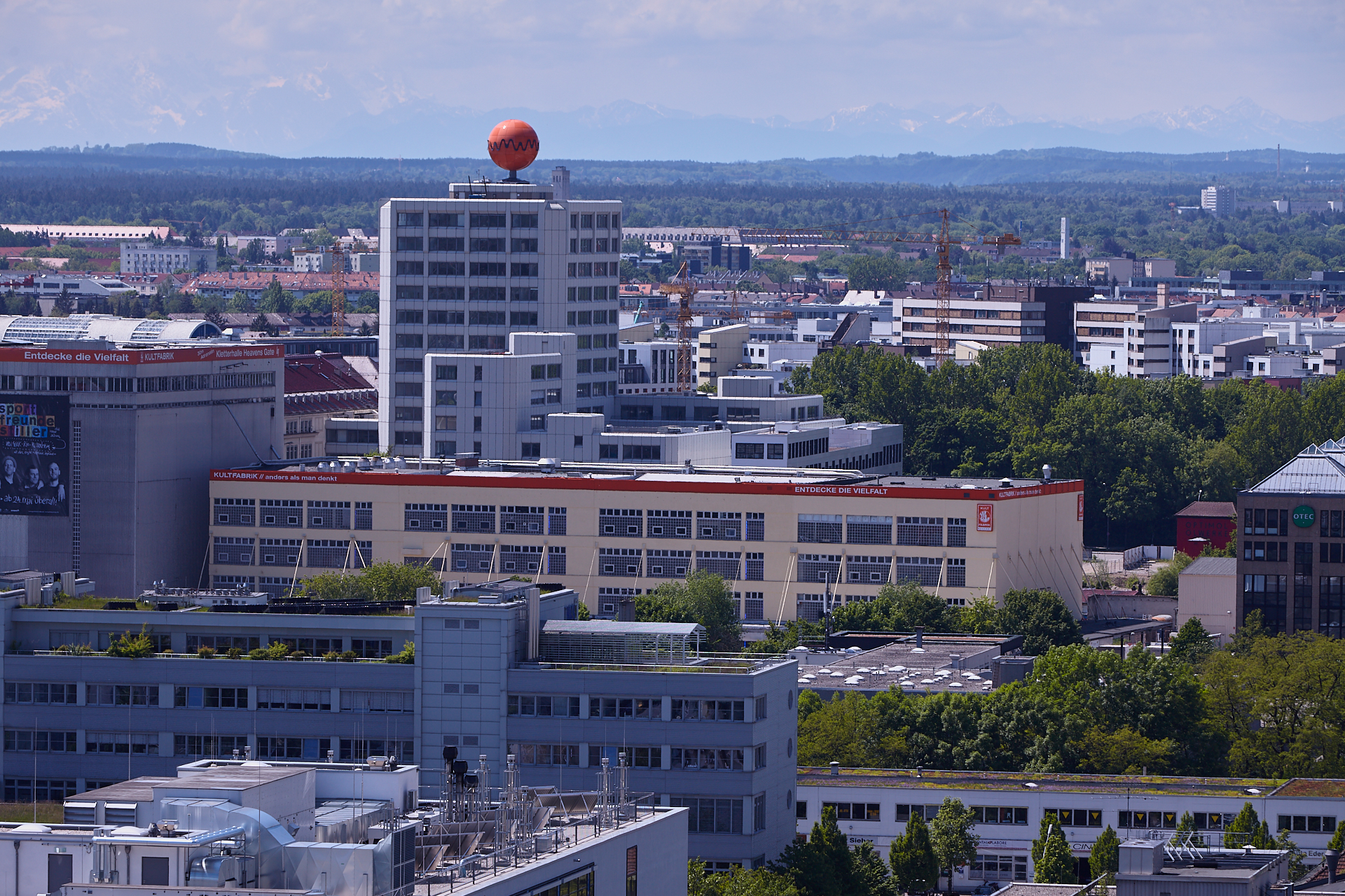 28.05.2013 - Das Gelände der KULTFABRIK von Oben.