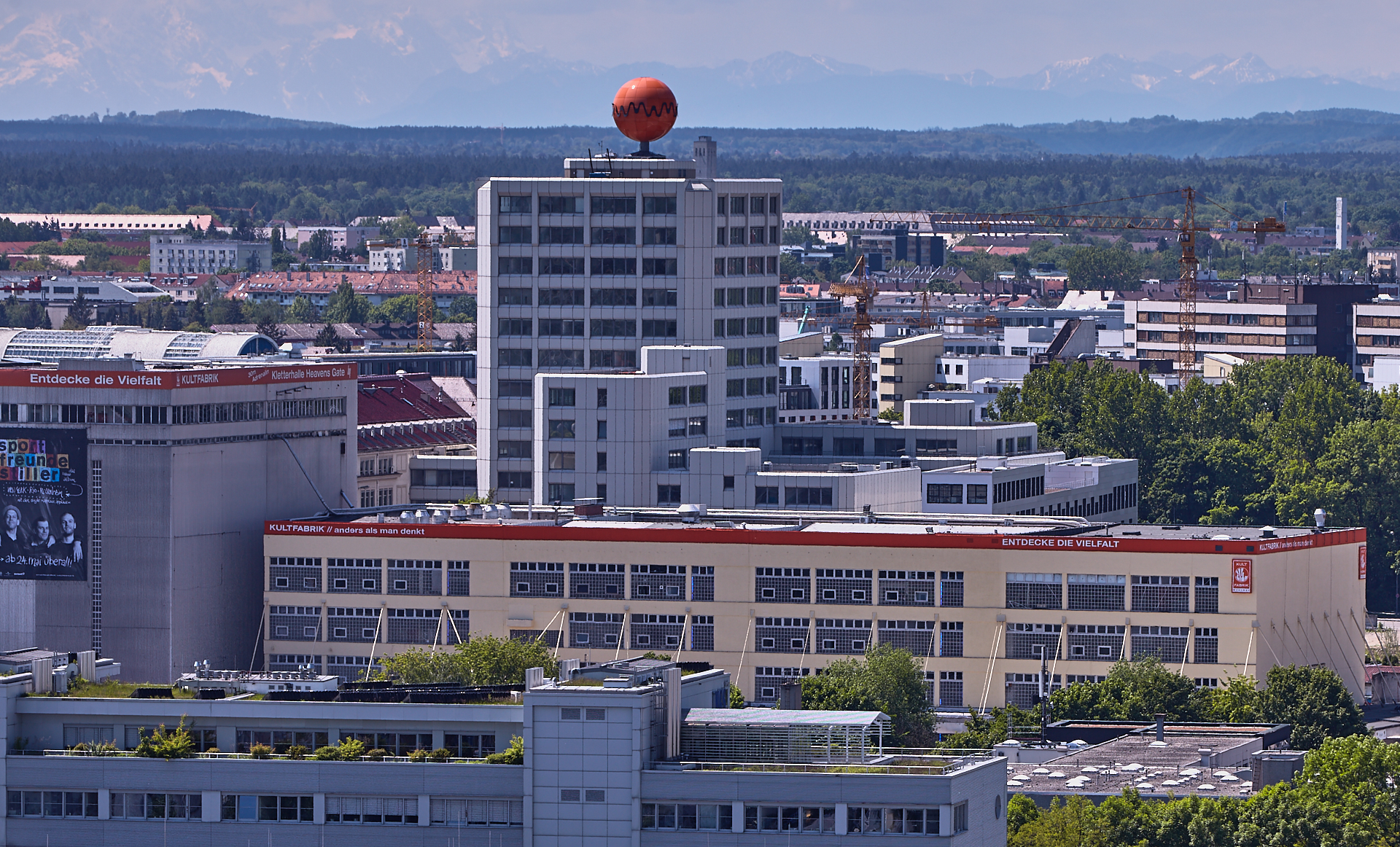 28.05.2013 - Das Gelände der KULTFABRIK von Oben.
