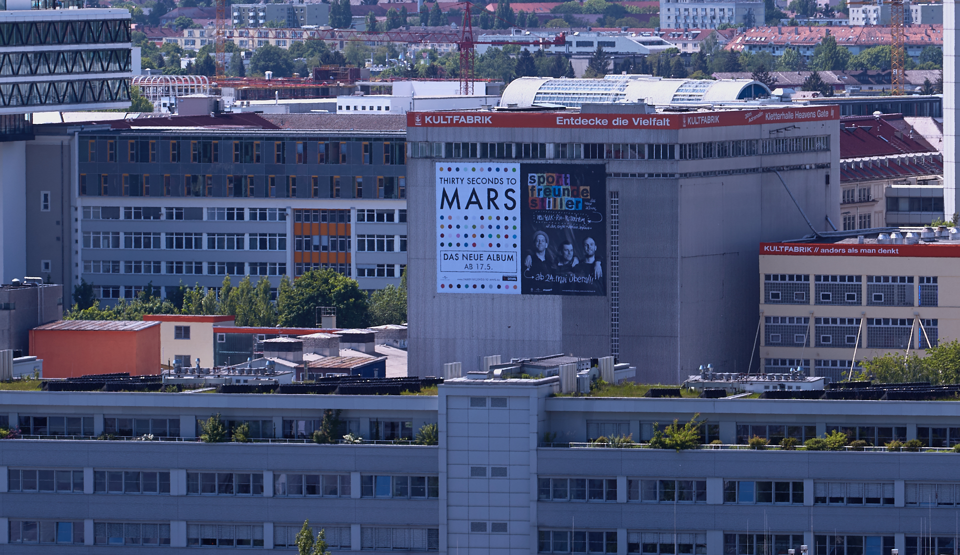28.05.2013 - Das Gelände der KULTFABRIK von Oben.