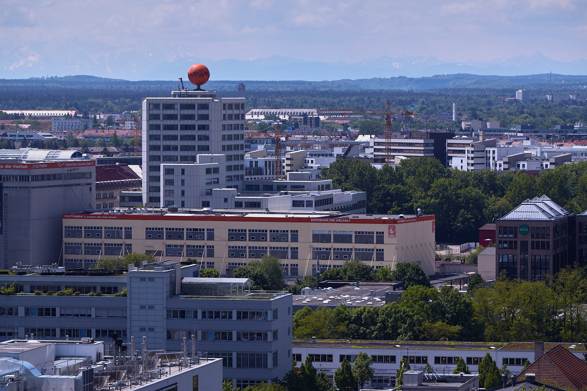 28.05.2013 - Das Gelände der KULTFABRIK von Oben.