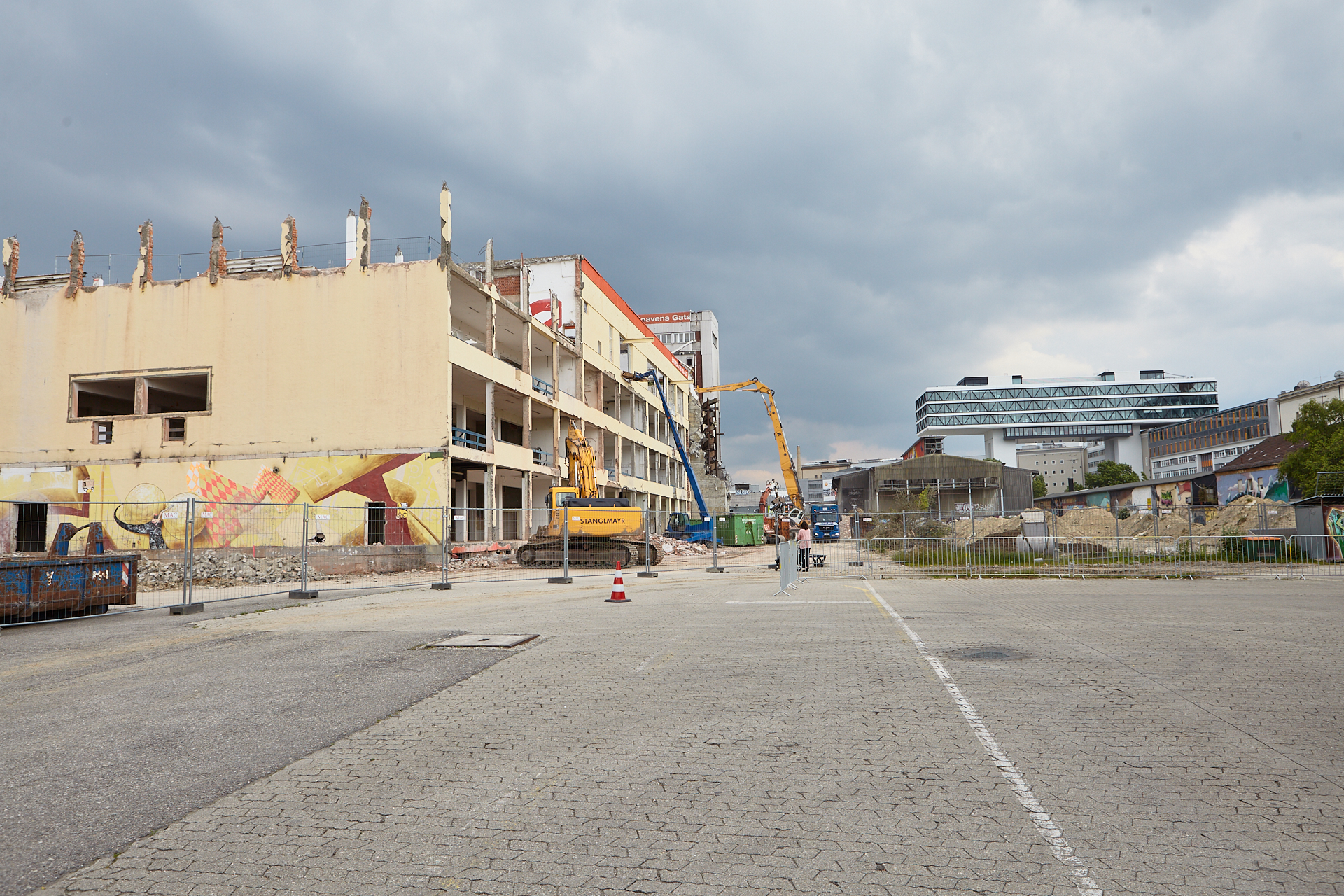 03.06.2014 - Baustelle in der Kultfabrik, dem zukünftgen WERKSVIERTEL MITTE