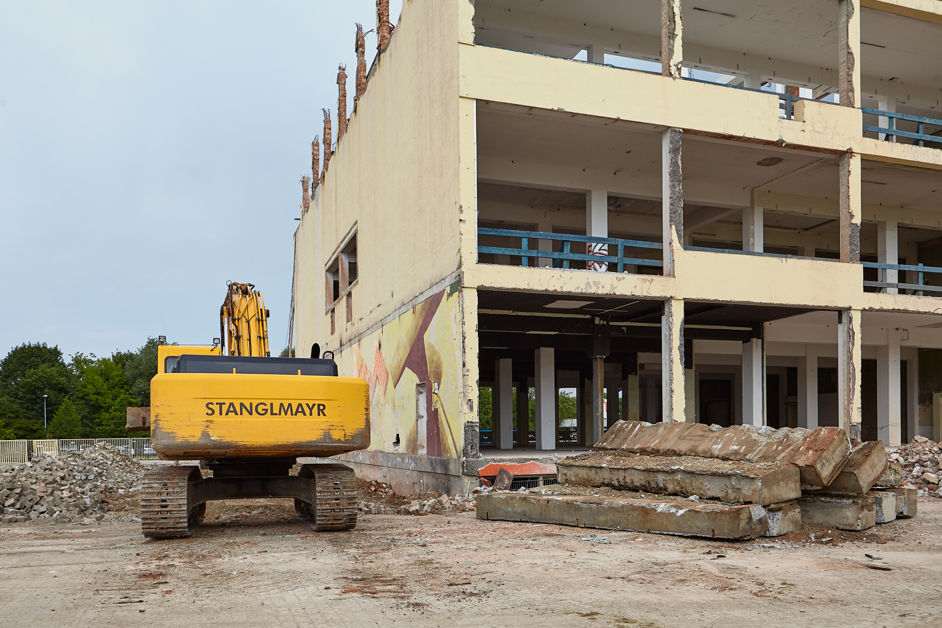 03.06.2014 - Baustelle in der Kultfabrik, dem zukünftgen WERKSVIERTEL MITTE