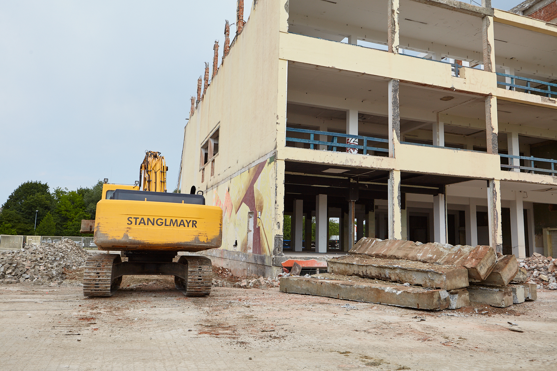 03.06.2014 - Baustelle in der Kultfabrik, dem zukünftgen WERKSVIERTEL MITTE