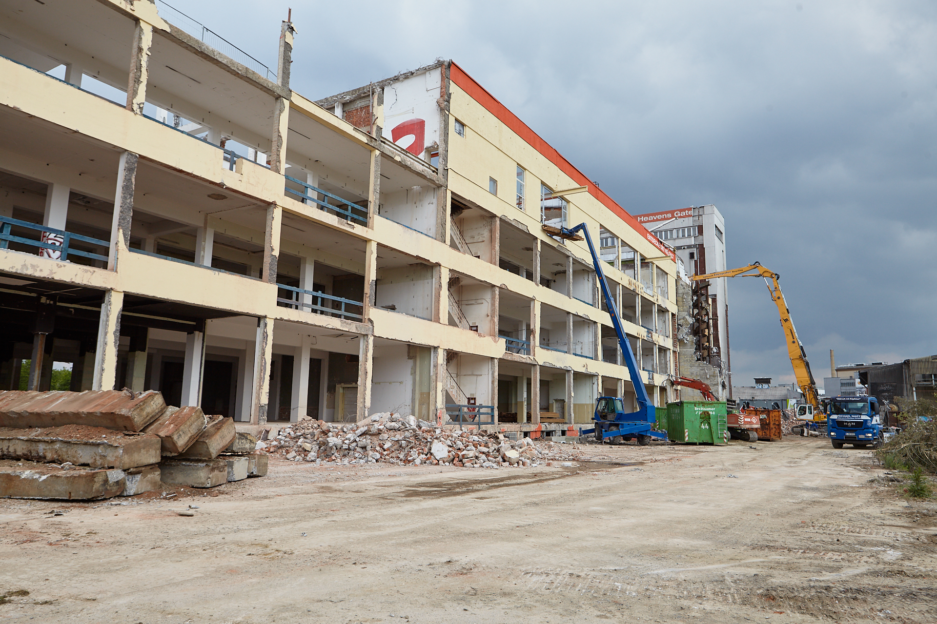 03.06.2014 - Baustelle in der Kultfabrik, dem zukünftgen WERKSVIERTEL MITTE