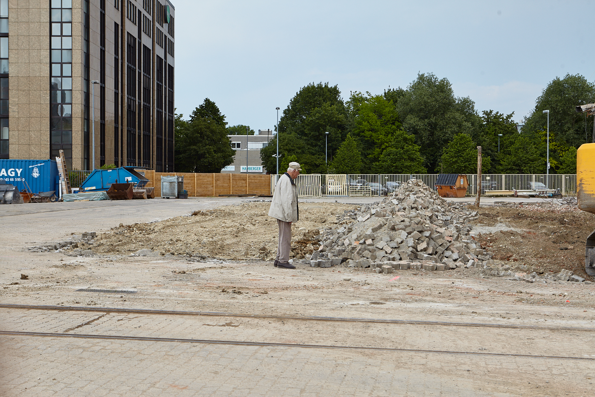 03.06.2014 - Baustelle in der Kultfabrik, dem zukünftgen WERKSVIERTEL MITTE