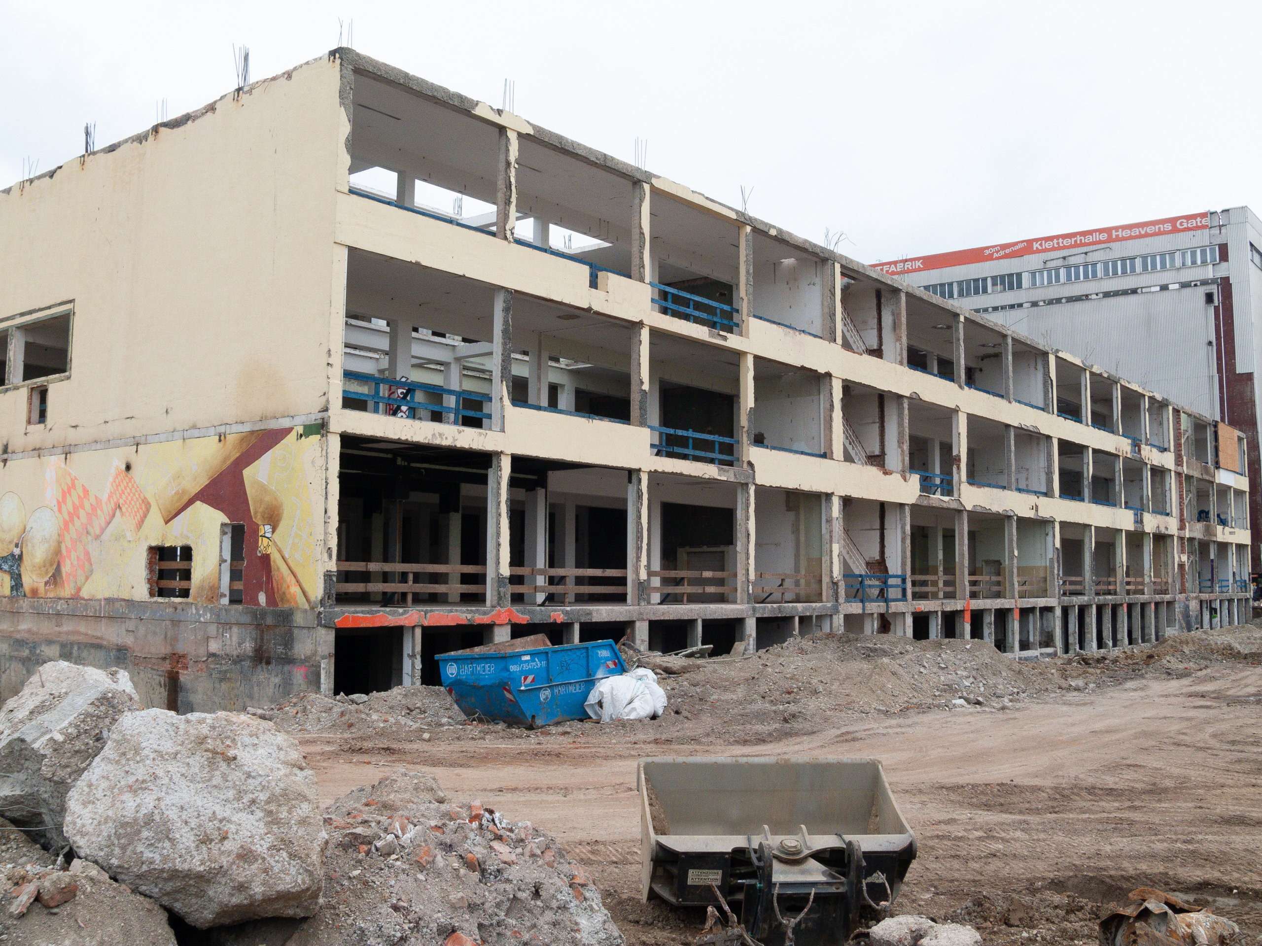 29.07.2019 - Das WERK 3 wird (um-)gebaut