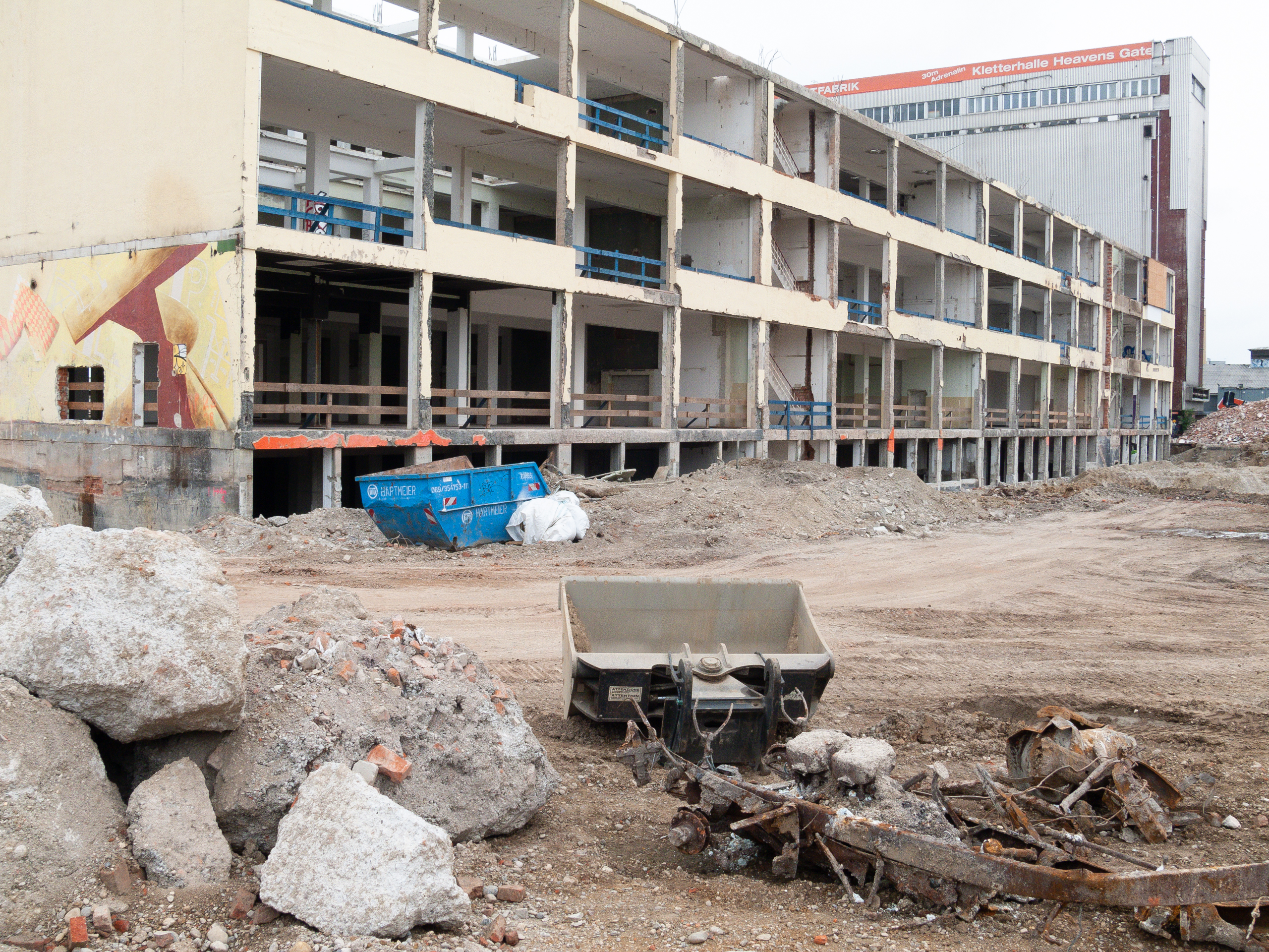 29.07.2019 - Das WERK 3 wird (um-)gebaut