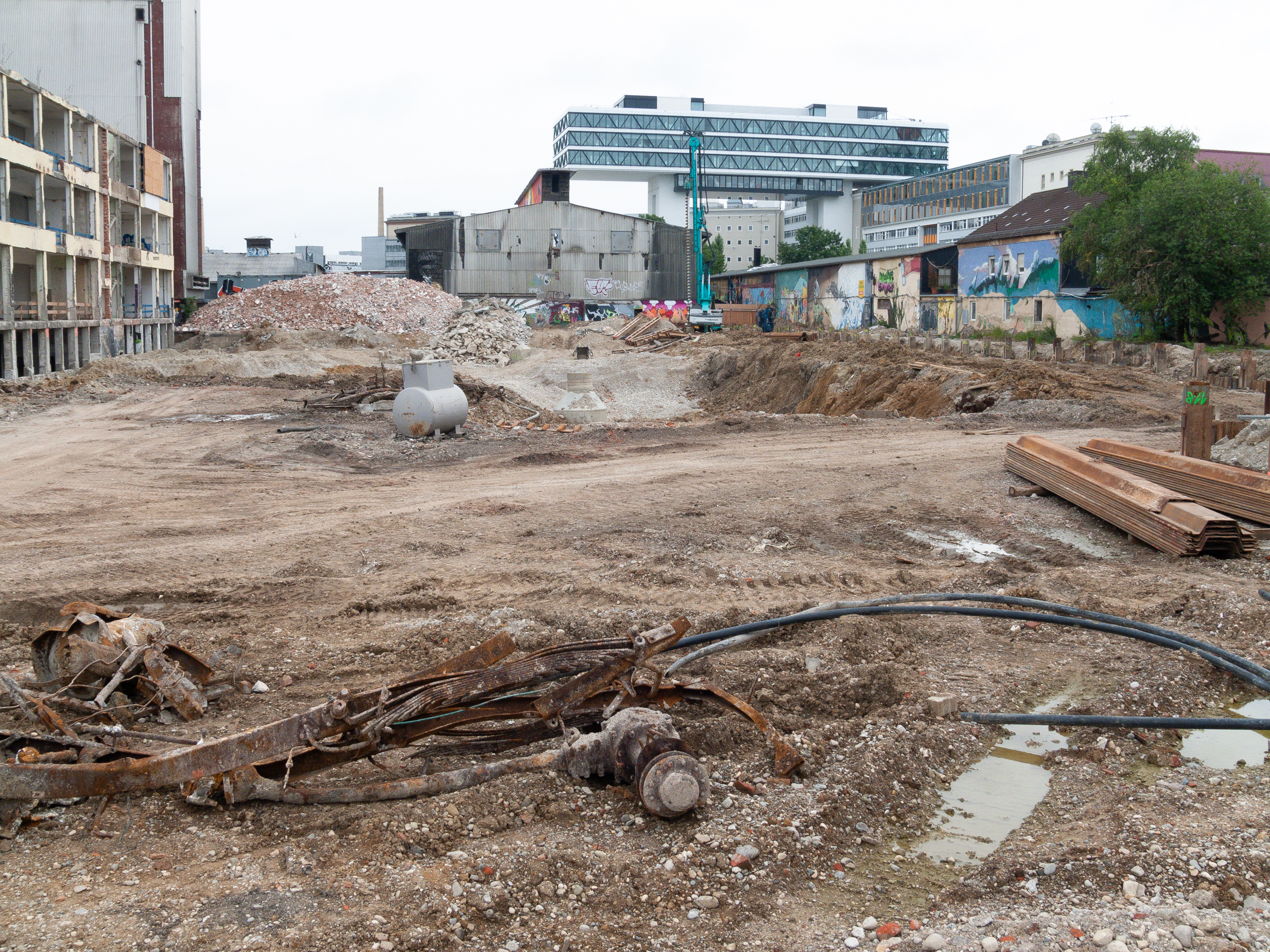 29.07.2019 - Das WERK 3 wird (um-)gebaut
