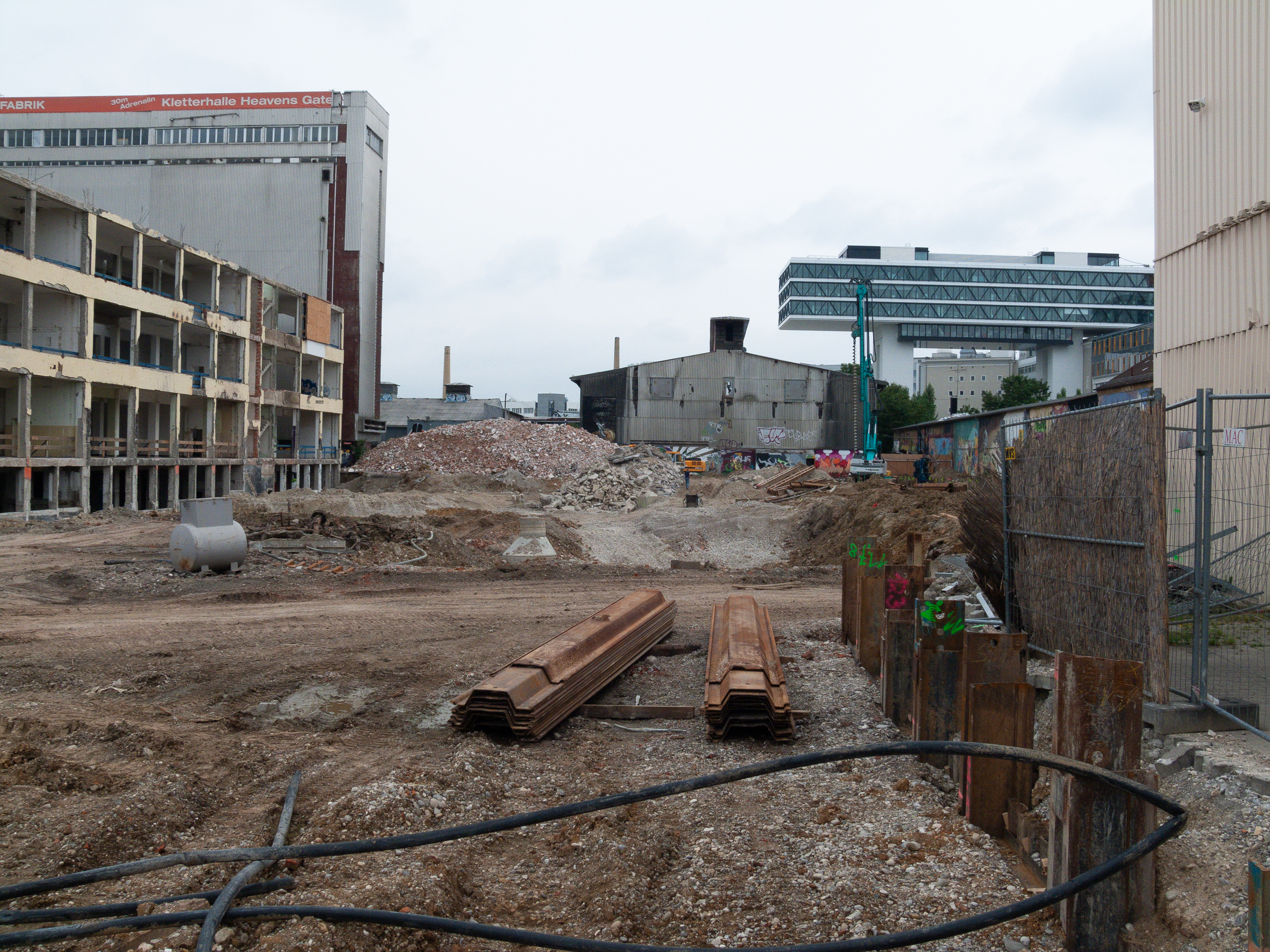 29.07.2019 - Das WERK 3 wird (um-)gebaut