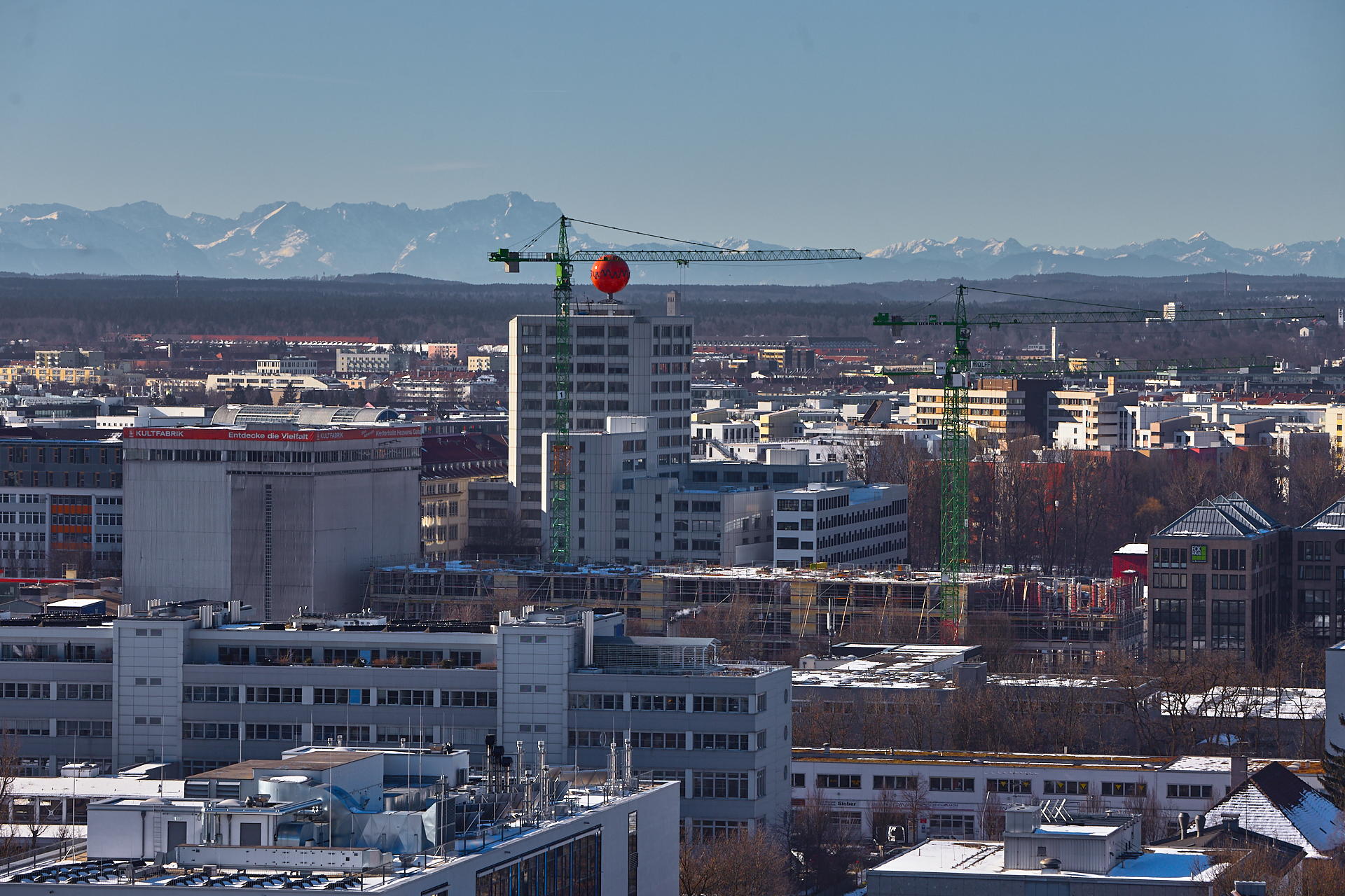 20.02.2015 - Das Werksviertel aus der Vogelperspektive