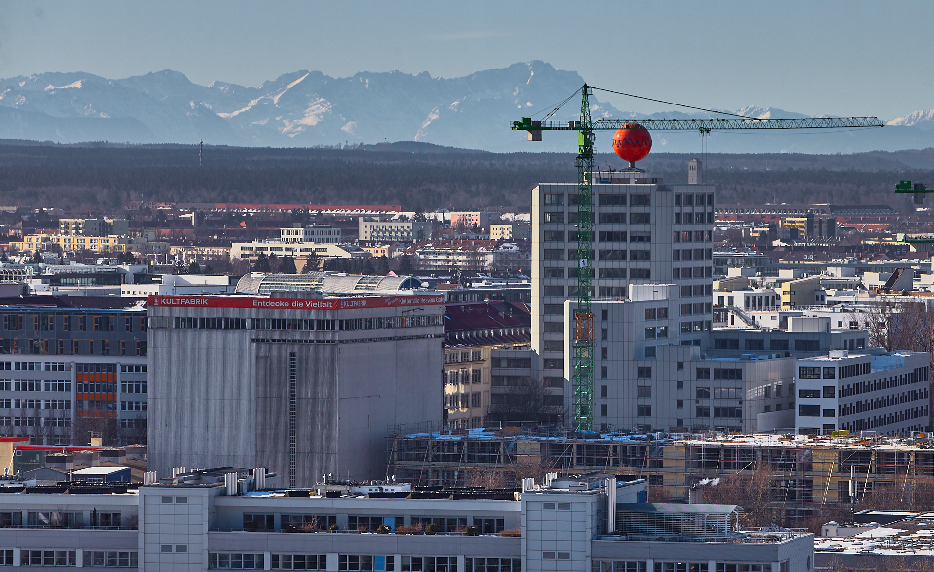 20.02.2015 - Das Werksviertel aus der Vogelperspektive