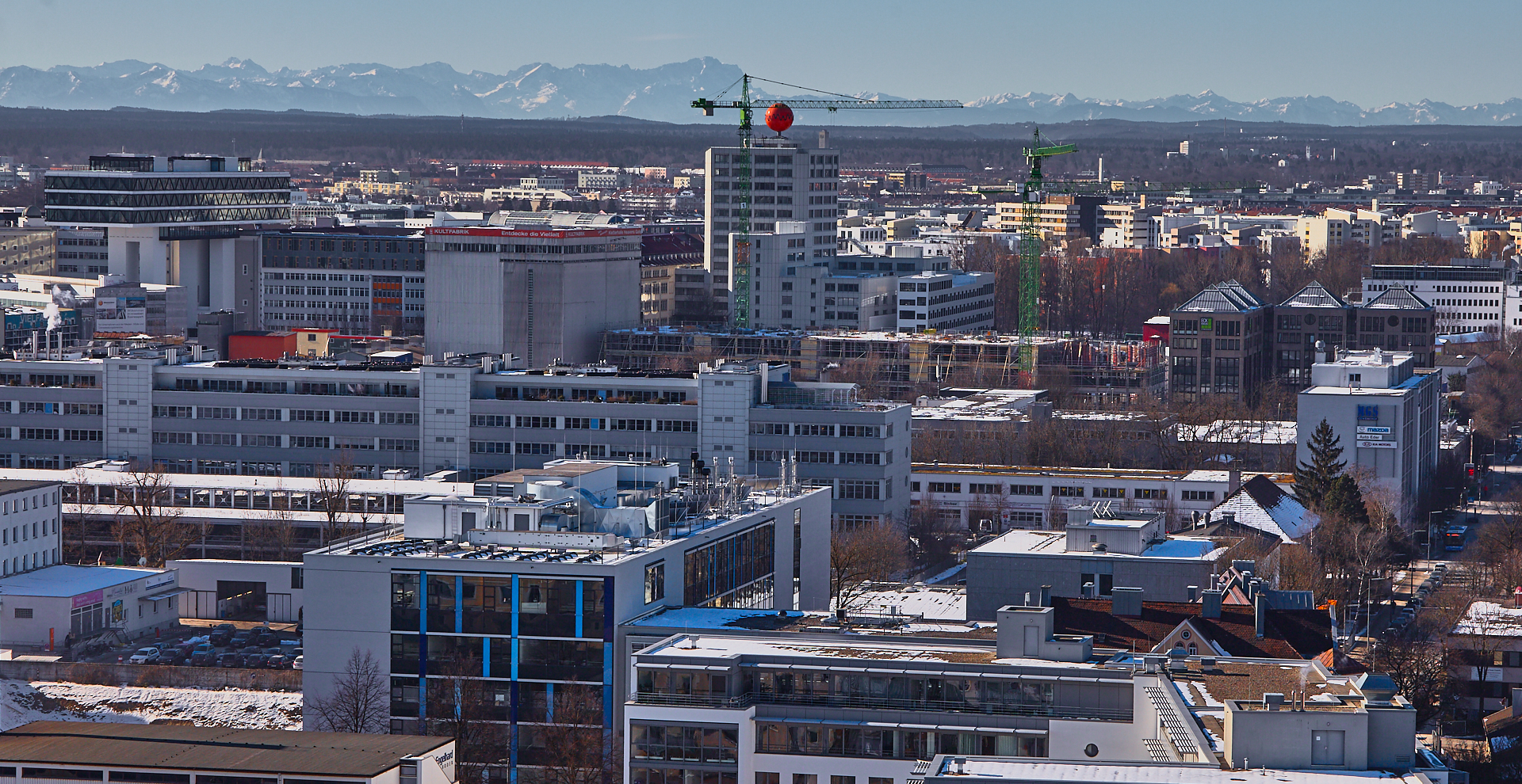 20.02.2015 - Das Werksviertel aus der Vogelperspektive