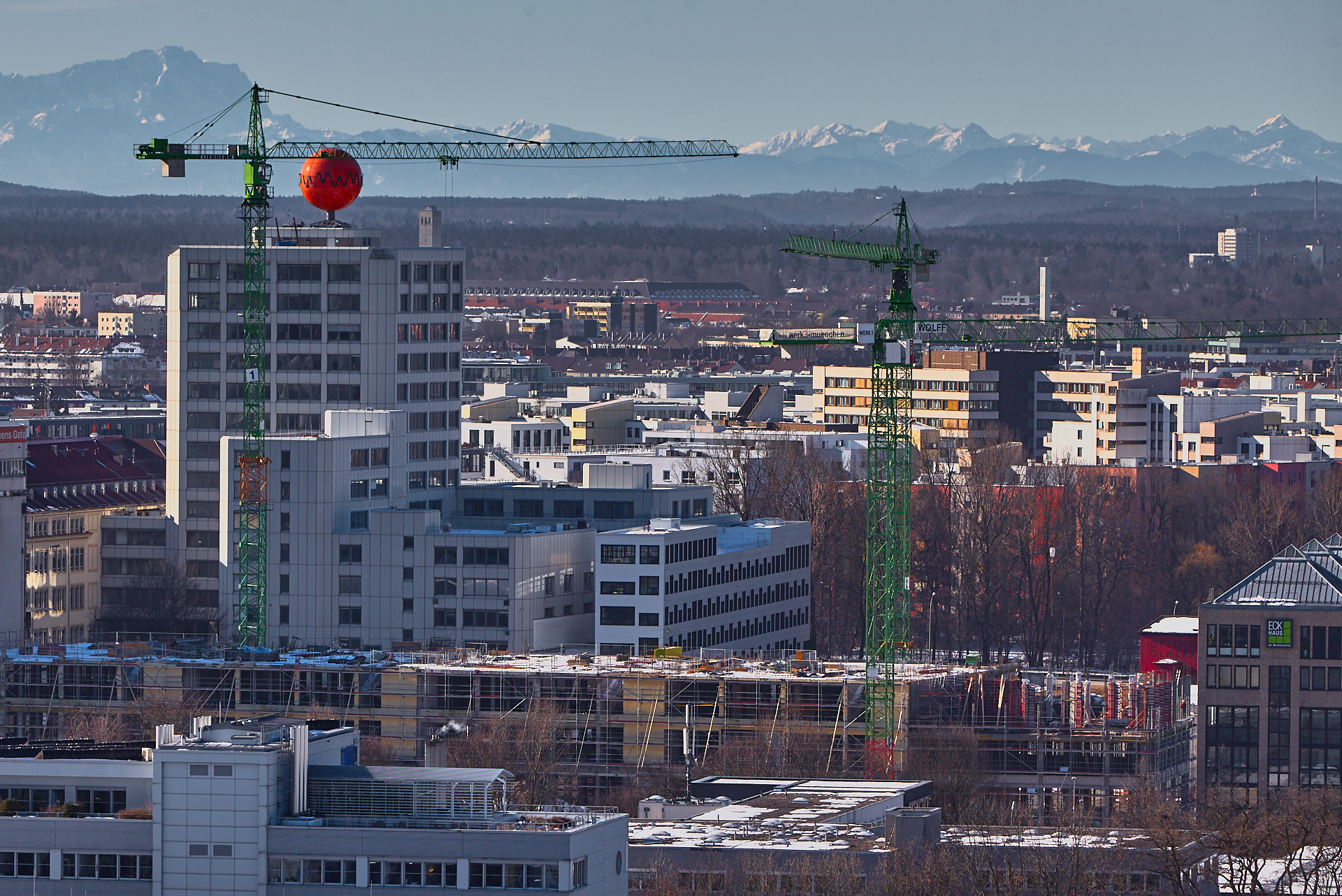 20.02.2015 - Das Werksviertel aus der Vogelperspektive