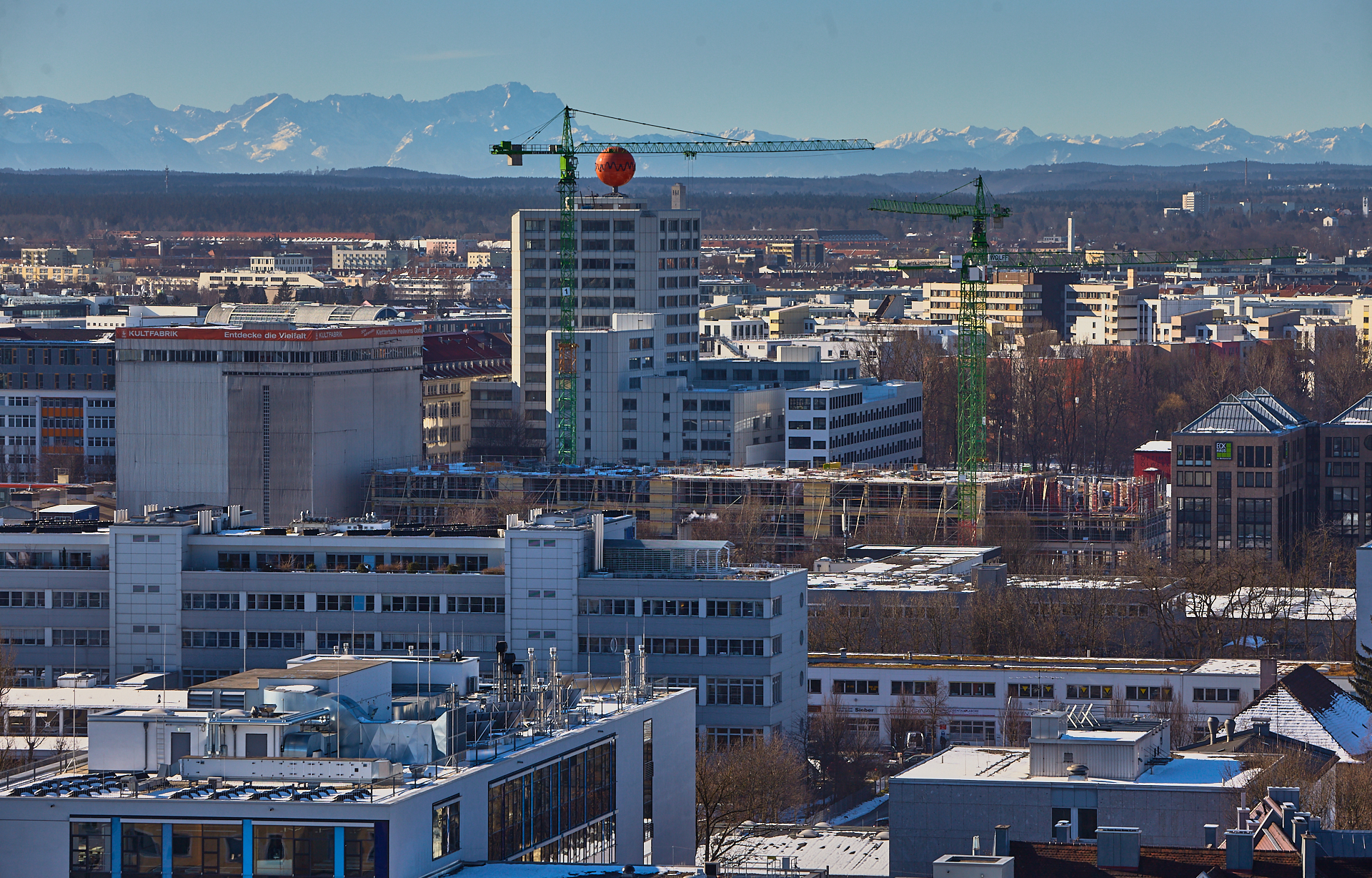 20.02.2015 - Das Werksviertel aus der Vogelperspektive
