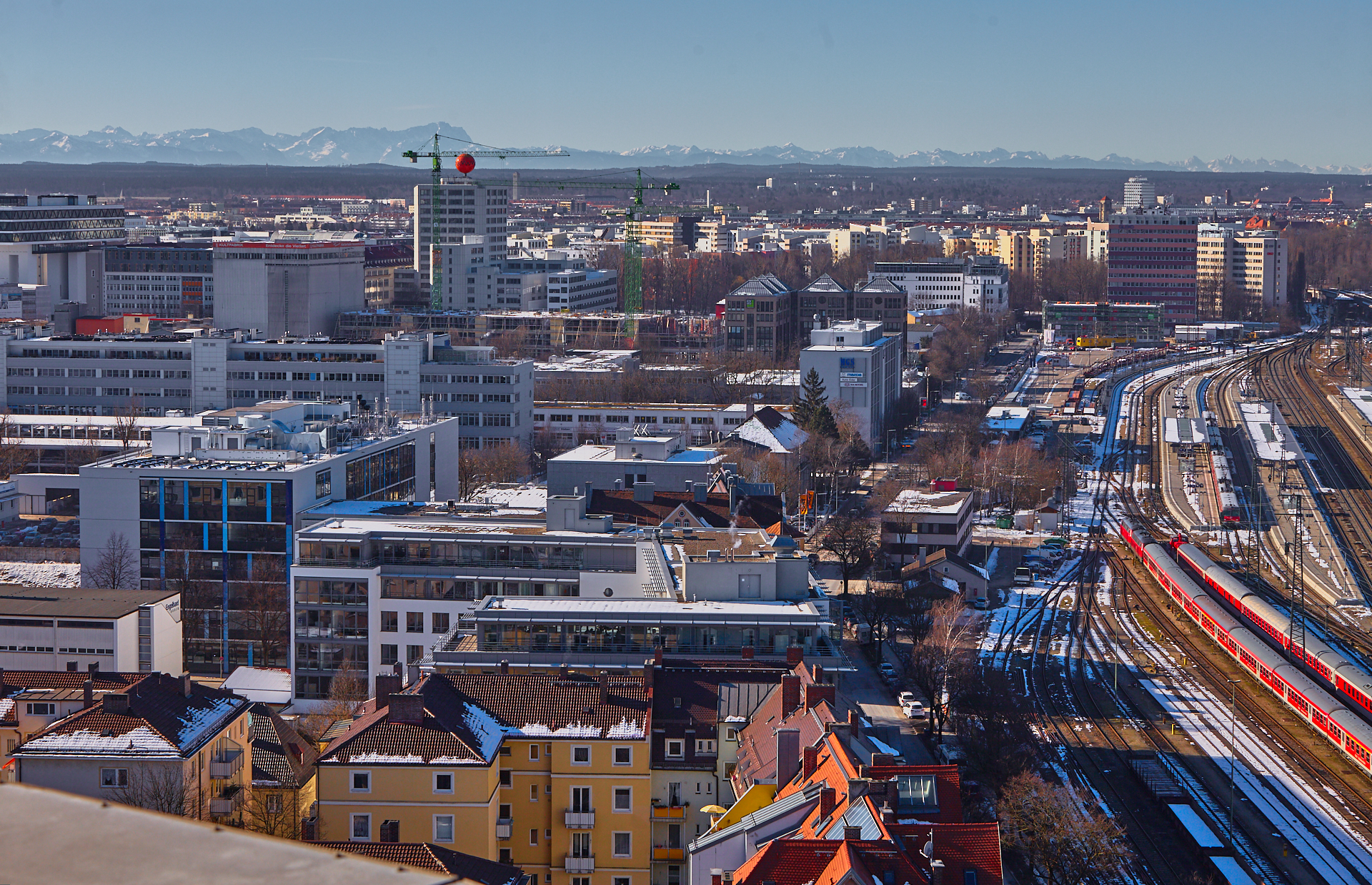 20.02.2015 - Das Werksviertel aus der Vogelperspektive