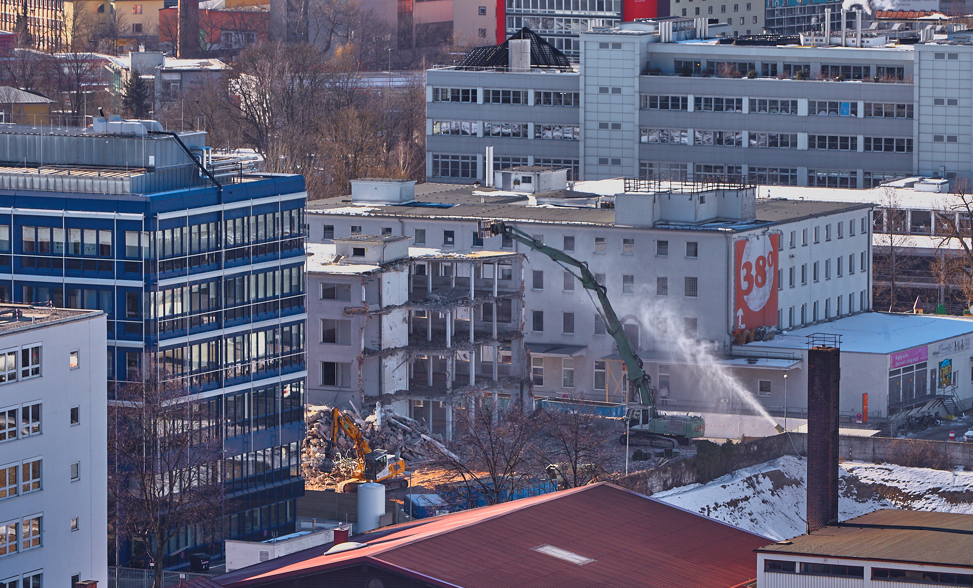 20.02.2015 - Das Werksviertel aus der Vogelperspektive