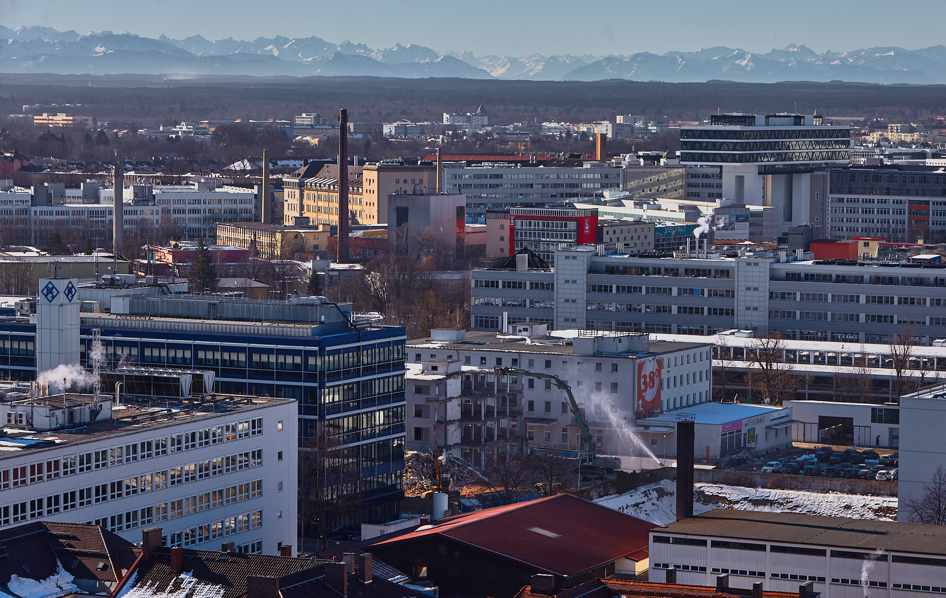 20.02.2015 - Das Werksviertel aus der Vogelperspektive