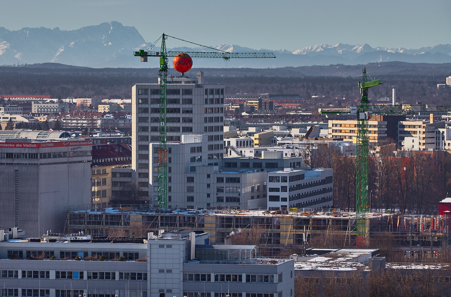 20.02.2015 - Das Werksviertel aus der Vogelperspektive