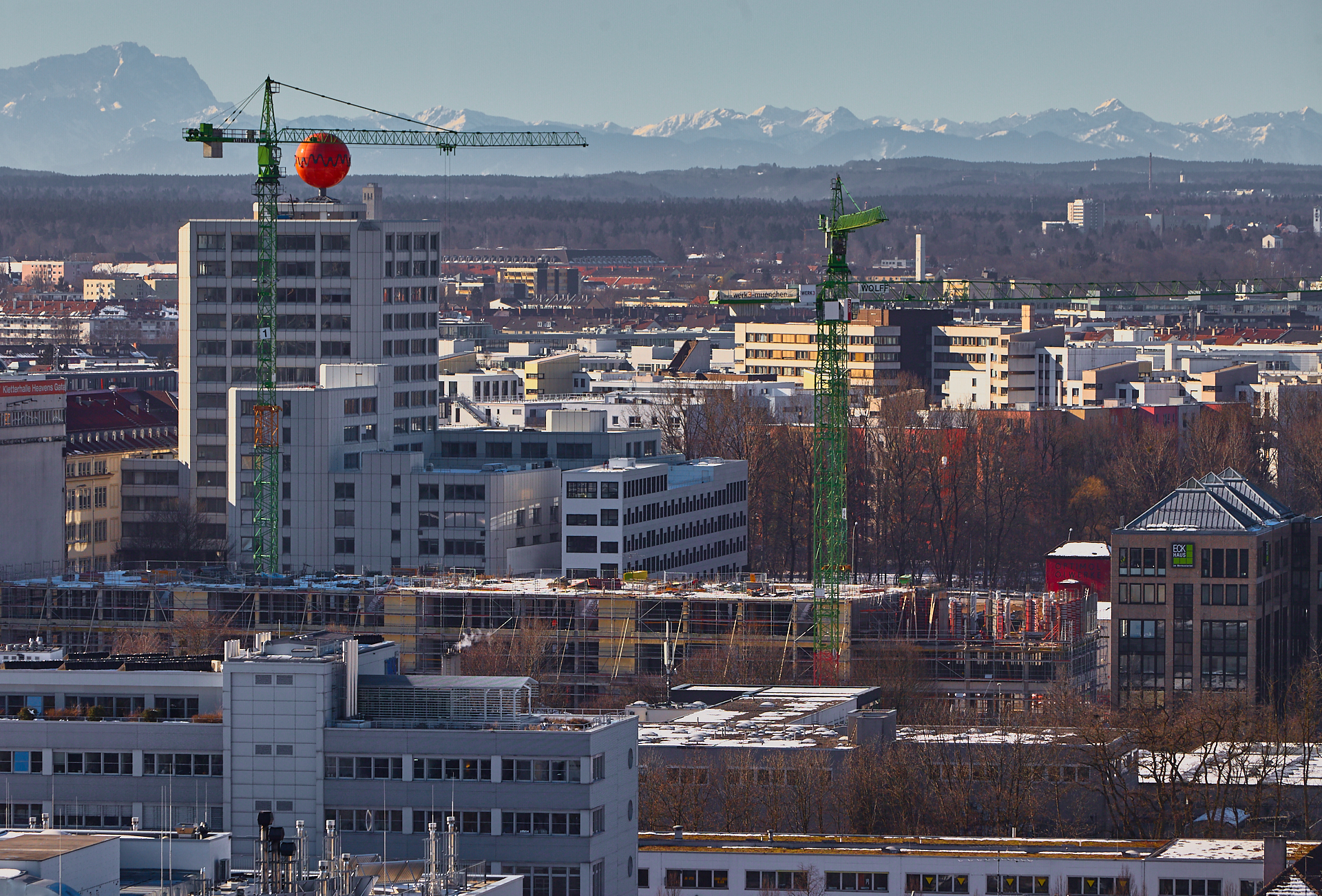 20.02.2015 - Das Werksviertel aus der Vogelperspektive