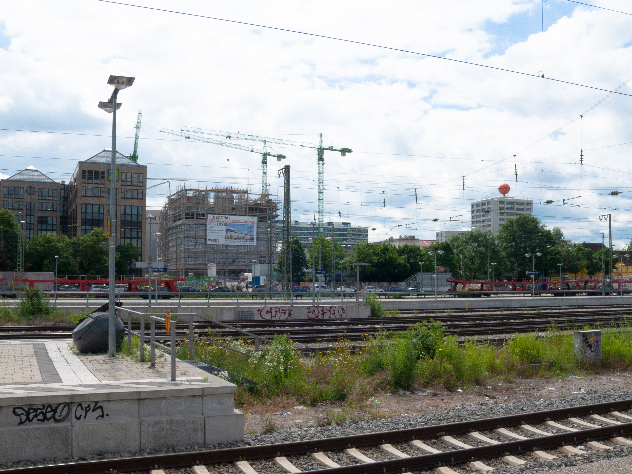 24.06.2015 - Das WERK 3 entsteht und die dazugehörende Tiefgarage