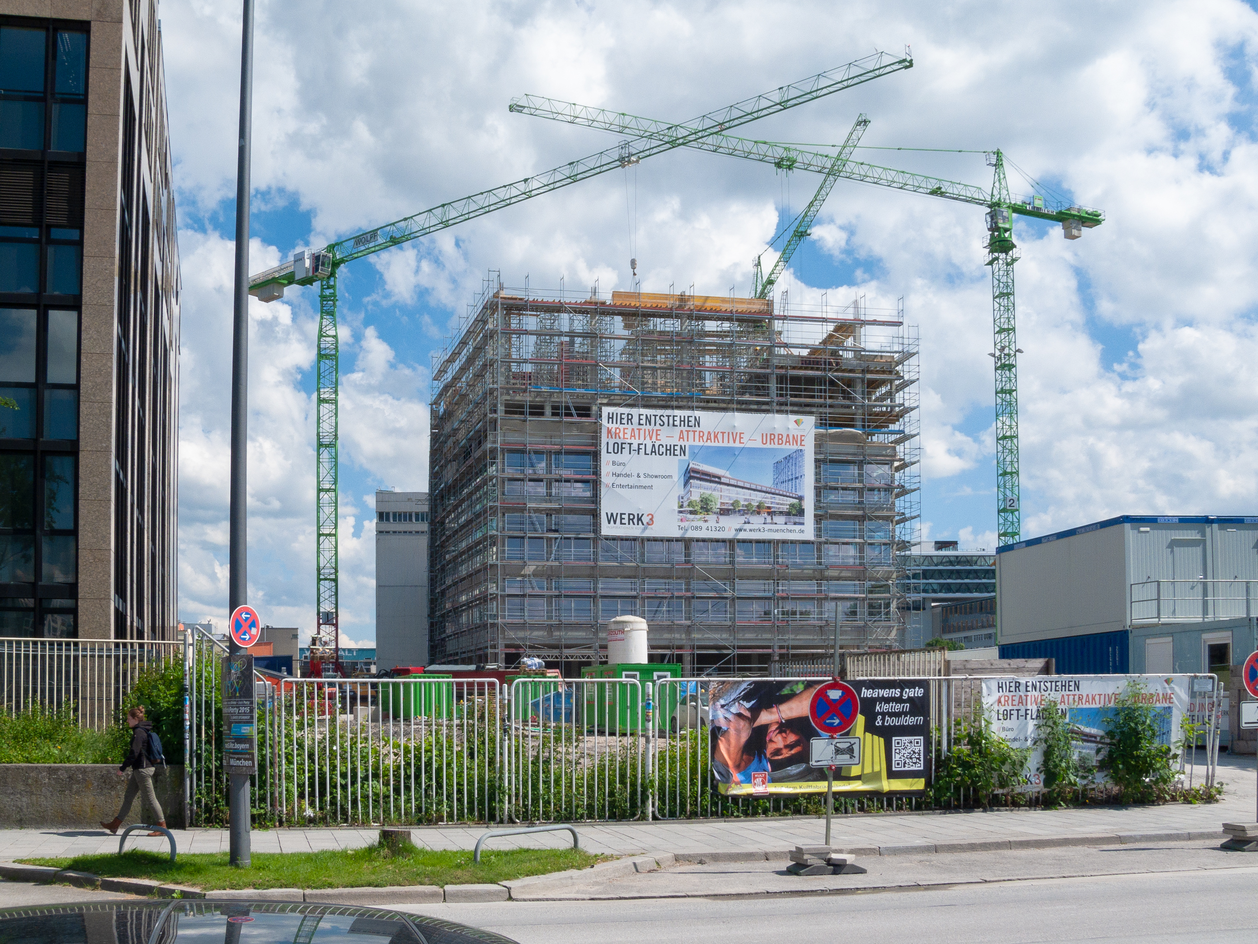 24.06.2015 - Das WERK 3 entsteht und die dazugehörende Tiefgarage