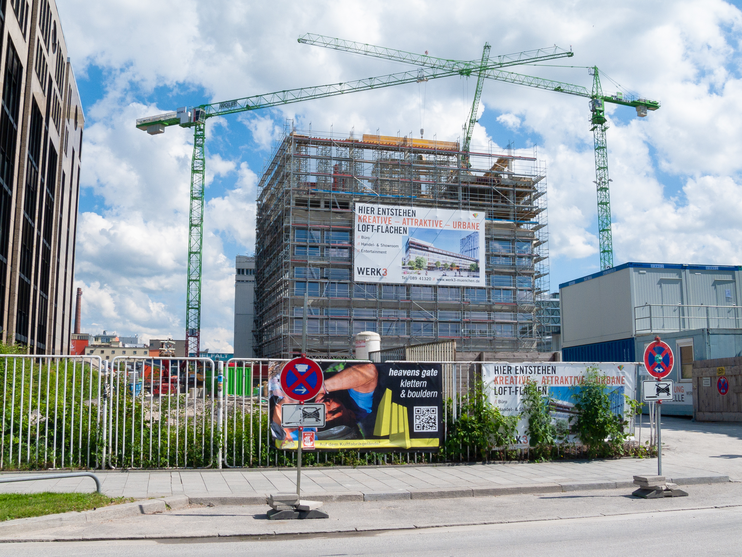 24.06.2015 - Das WERK 3 entsteht und die dazugehörende Tiefgarage