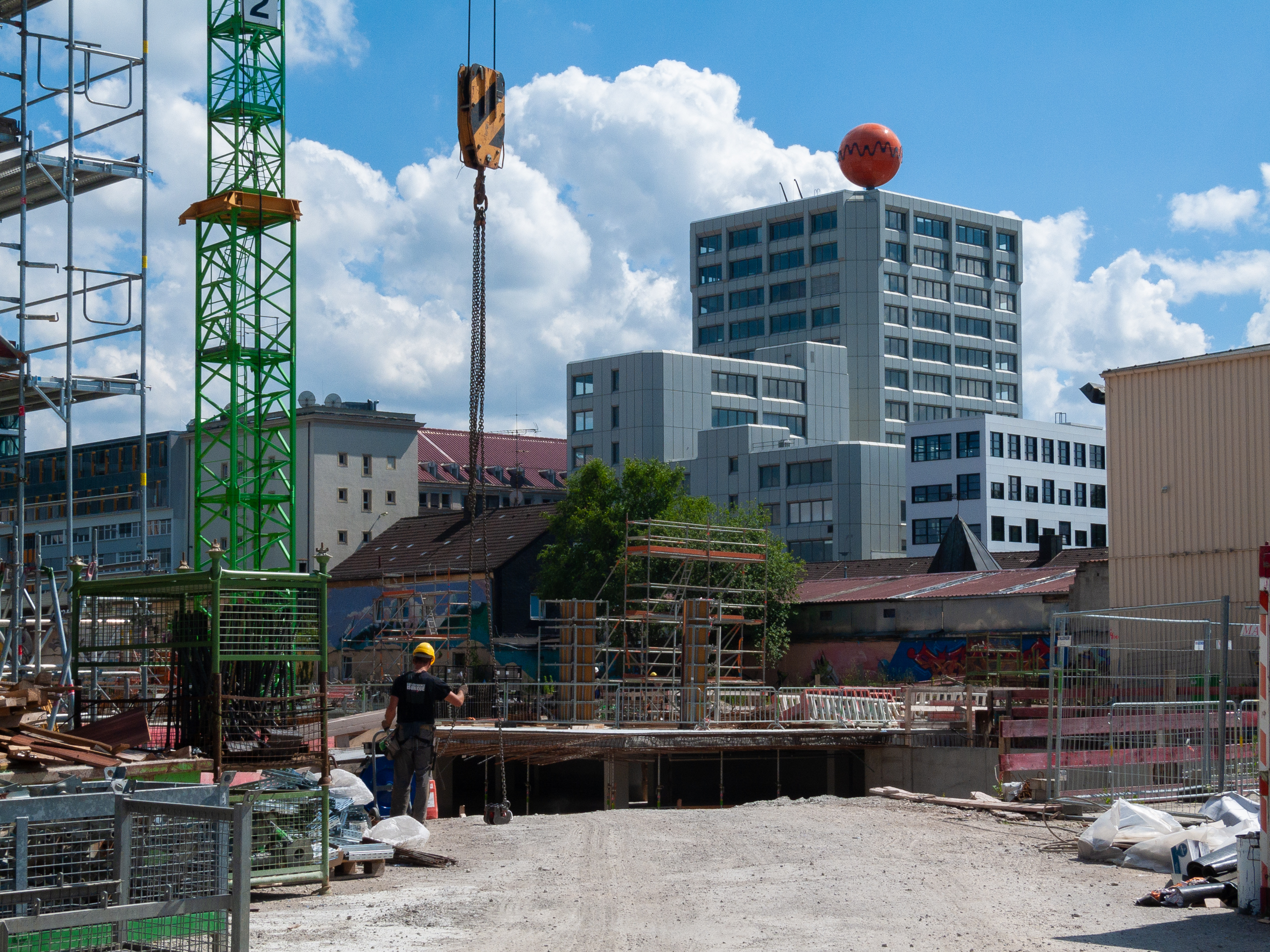 24.06.2015 - Das WERK 3 entsteht und die dazugehörende Tiefgarage