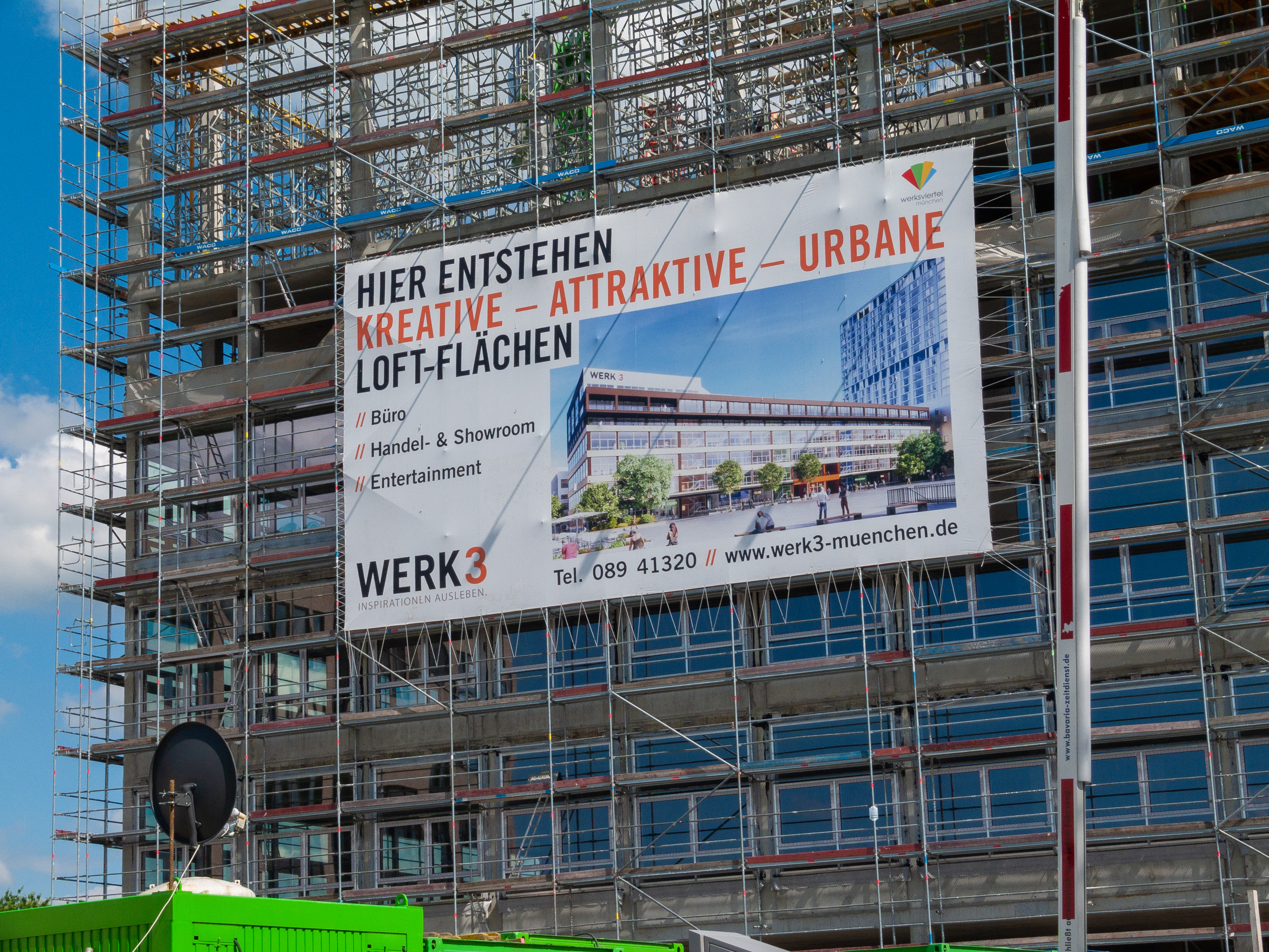 24.06.2015 - Das WERK 3 entsteht und die dazugehörende Tiefgarage