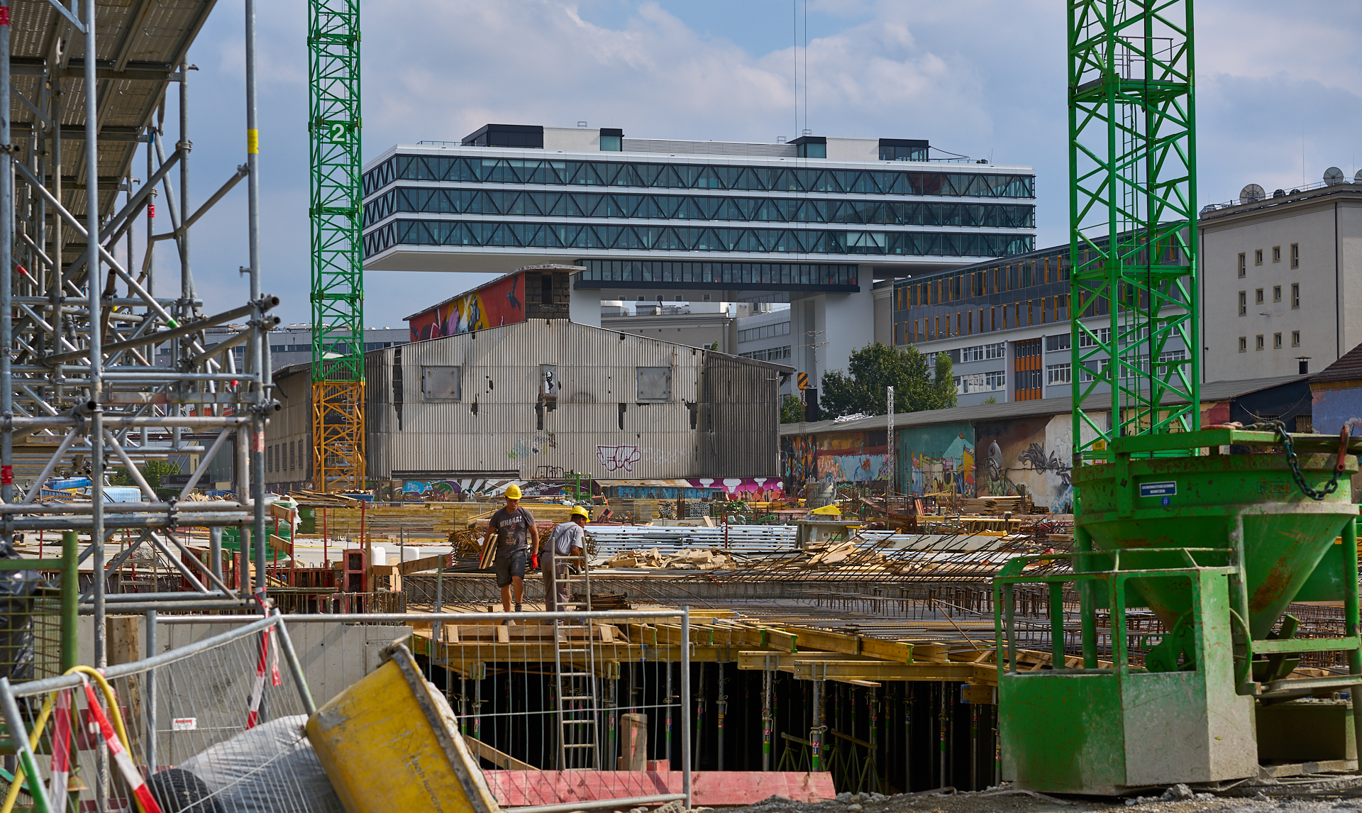 18.08.2015 -  Baustelle Werksgelände und WERK 3