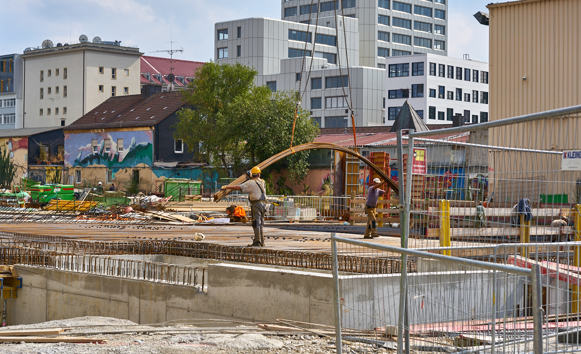 18.08.2015 -  Baustelle Werksgelände und WERK 3