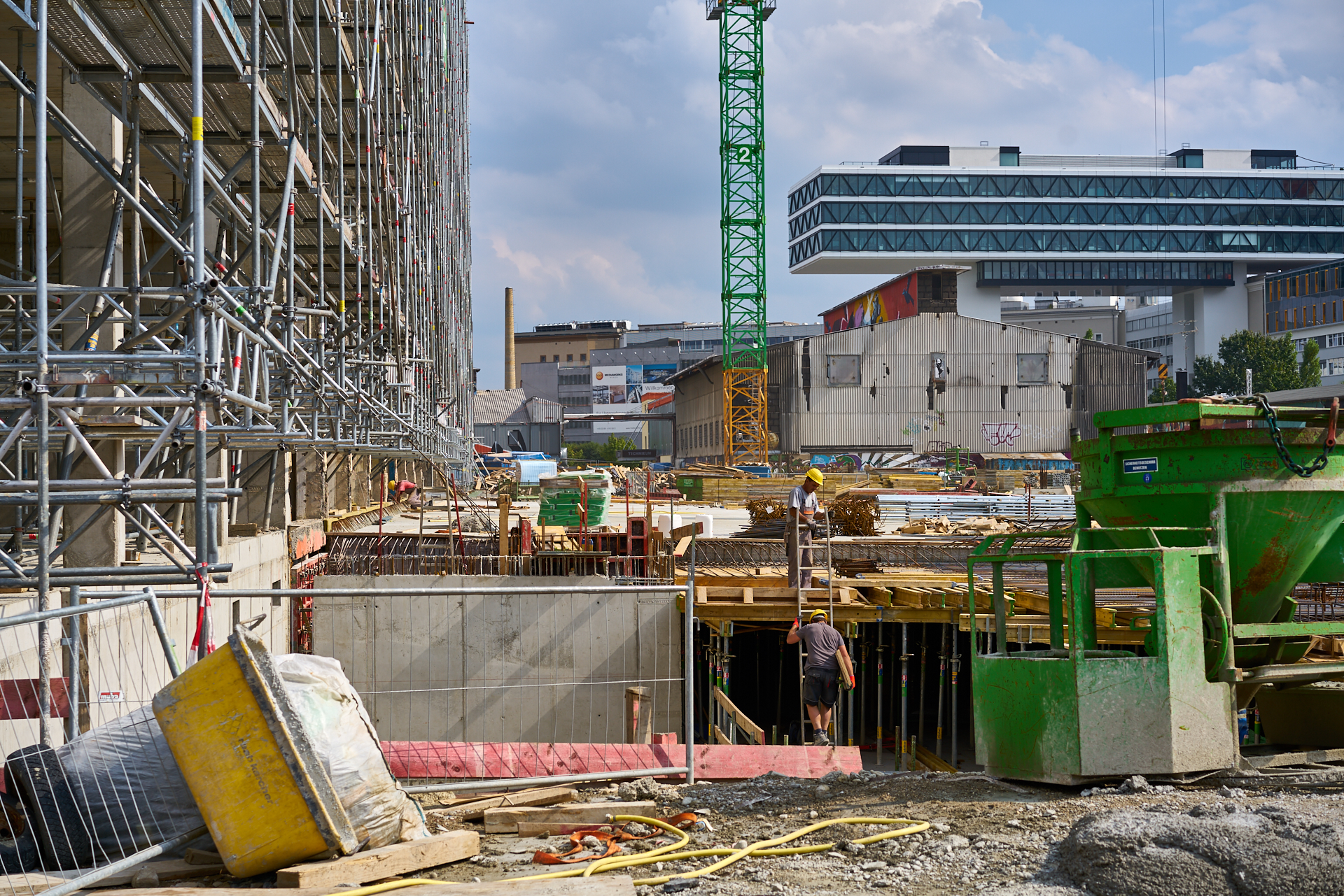 18.08.2015 -  Baustelle Werksgelände und WERK 3