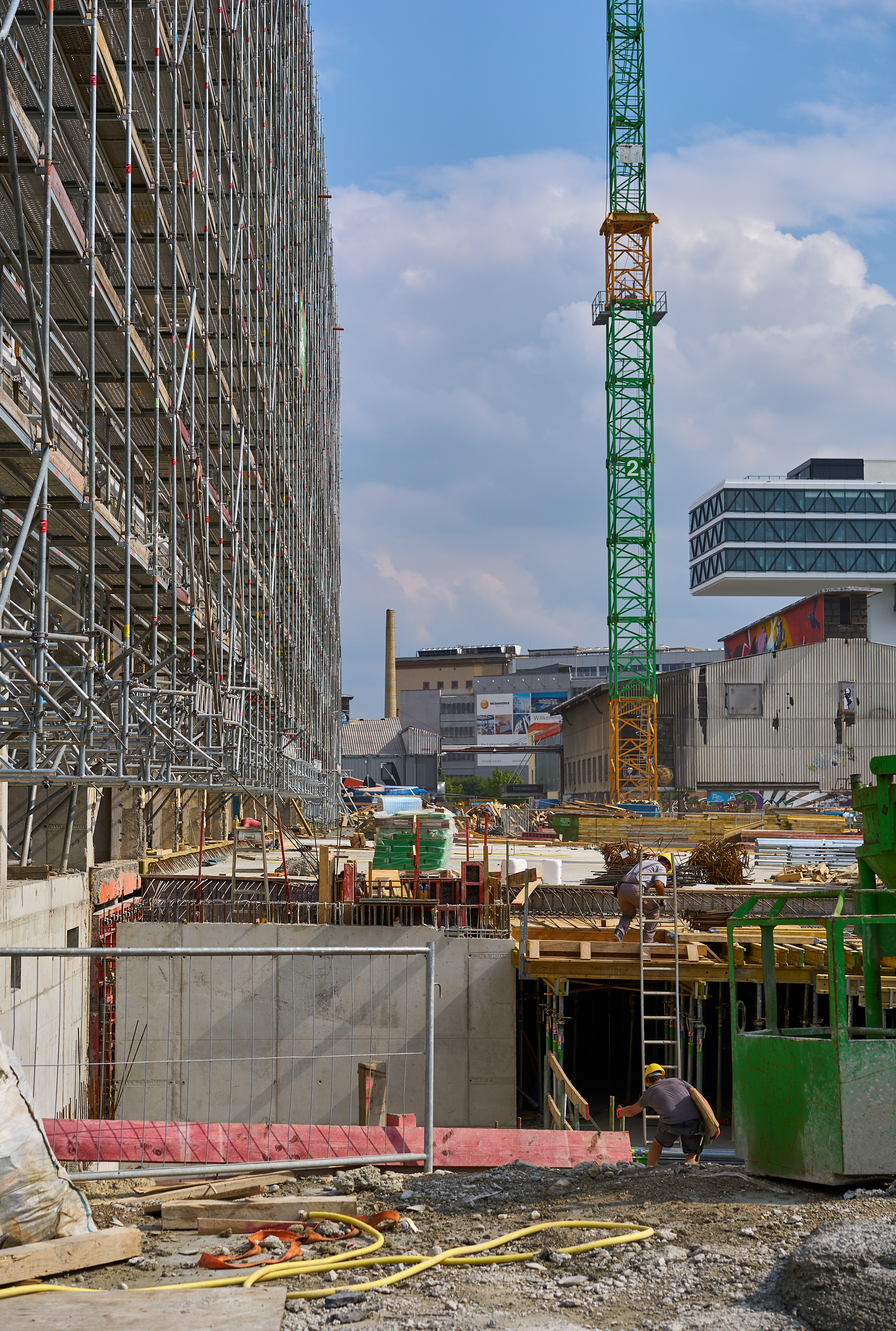 18.08.2015 -  Baustelle Werksgelände und WERK 3