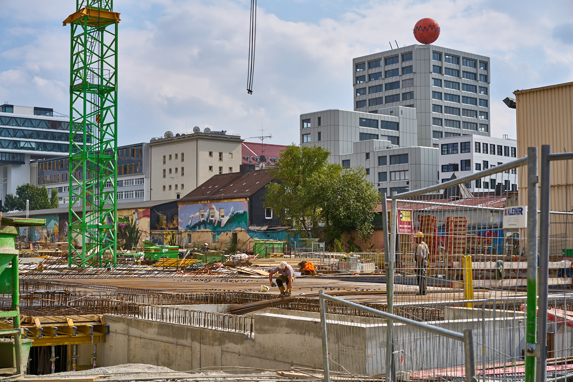 18.08.2015 -  Baustelle Werksgelände und WERK 3