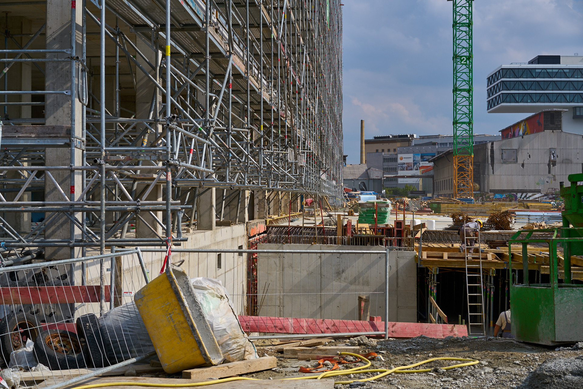 18.08.2015 -  Baustelle Werksgelände und WERK 3