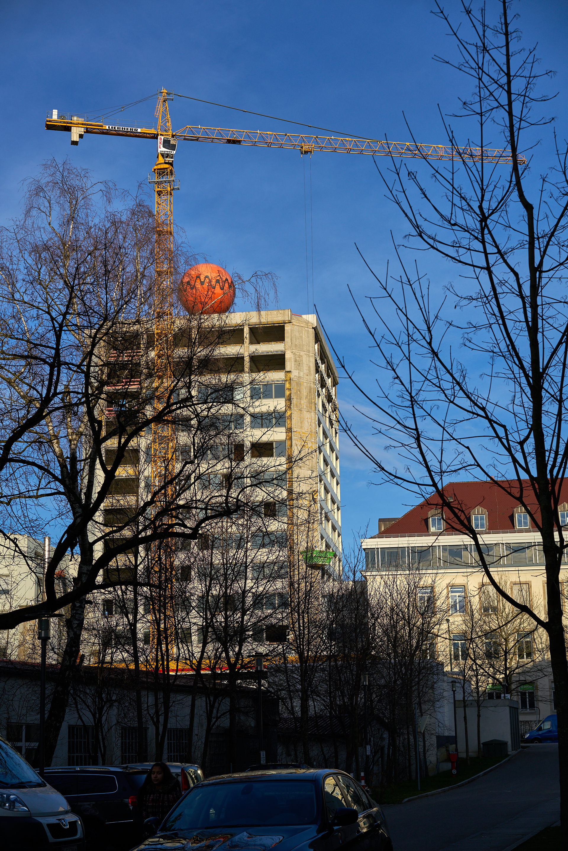 12.12.2016 - Das ATLAS Bürohochhaus im Umbau