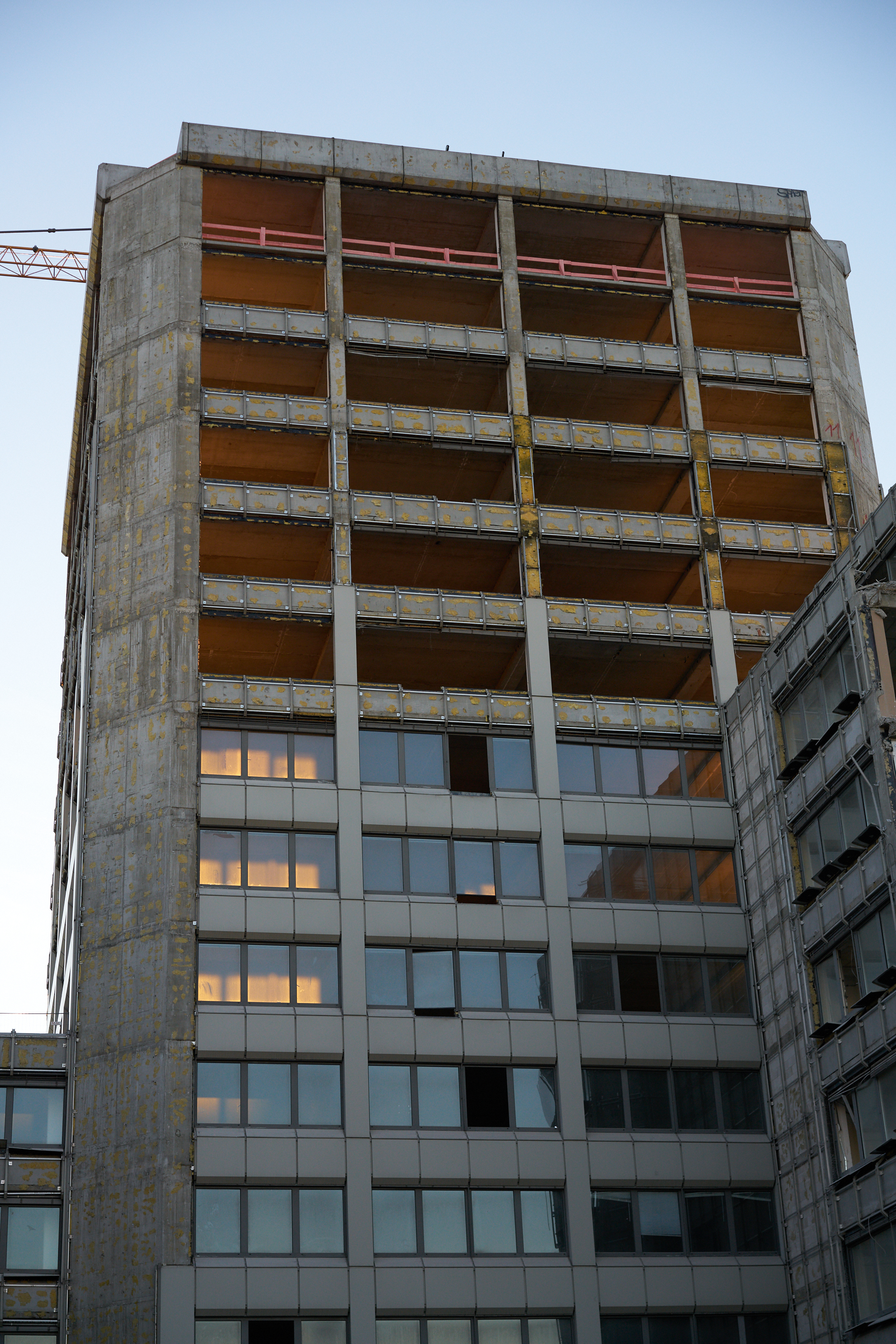 27.12.2016 - Entkernung des ATLAS Bürohochhauses