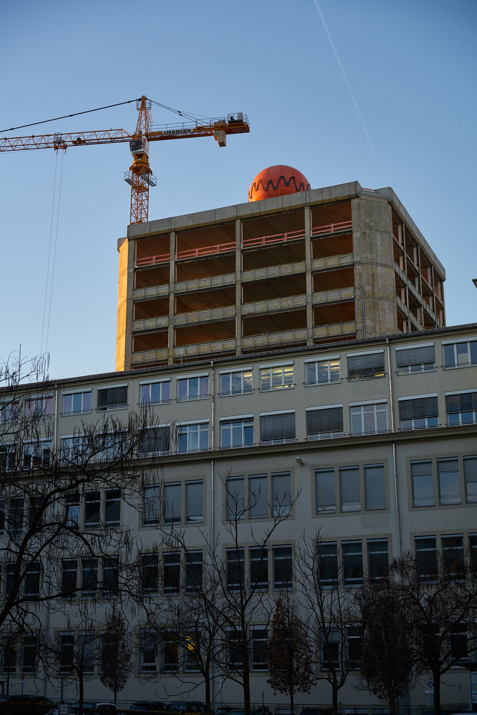 27.12.2016 - Entkernung des ATLAS Bürohochhauses